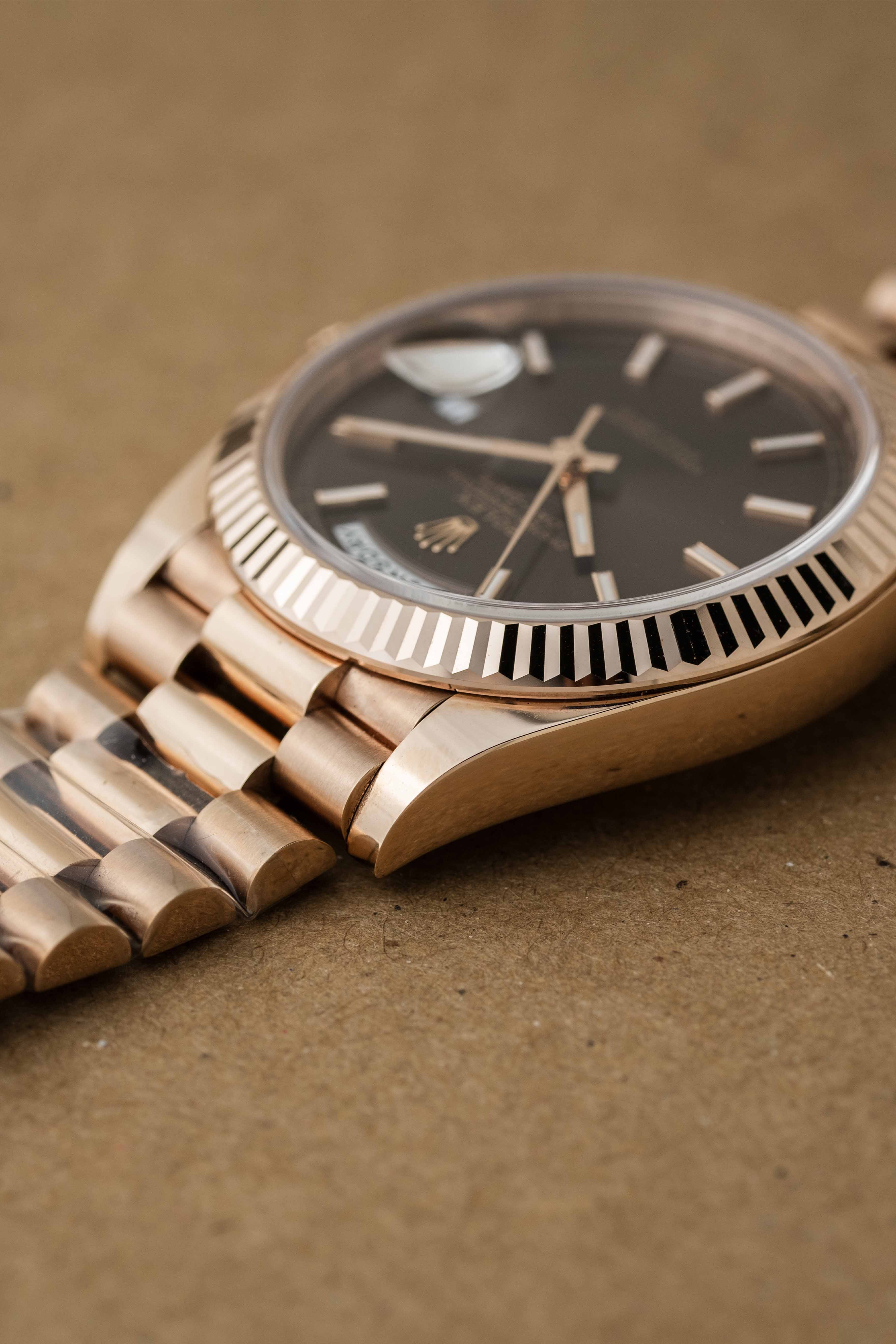 Rolex Day-Date 40 Ref. 228235 'Chocolate Brown' Dial 2024 w/ Box & Papers