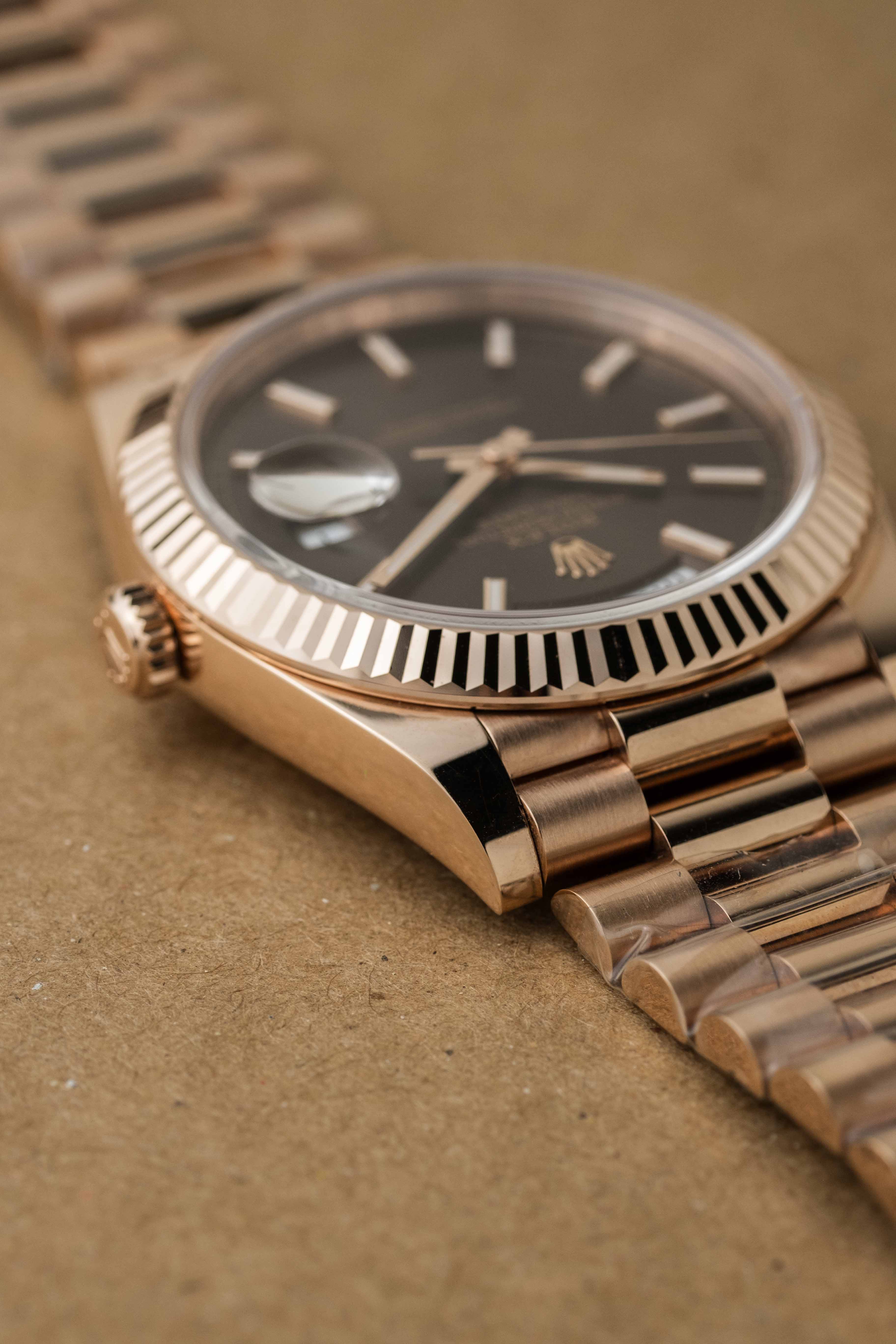 Rolex Day-Date 40 Ref. 228235 'Chocolate Brown' Dial 2024 w/ Box & Papers