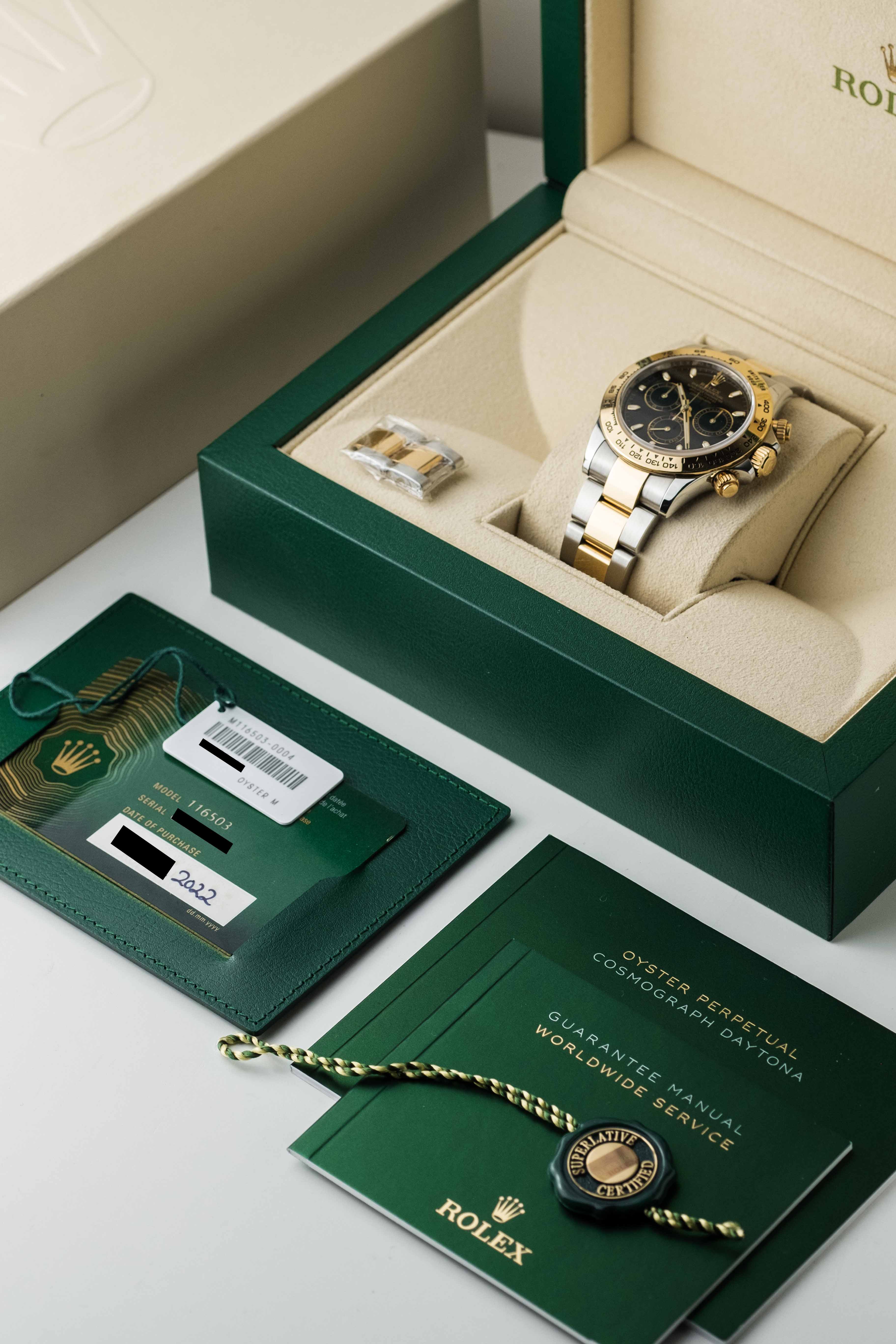 Rolex Daytona Ref. 116503 'Black' Dial 2022 w/ Box & Papers