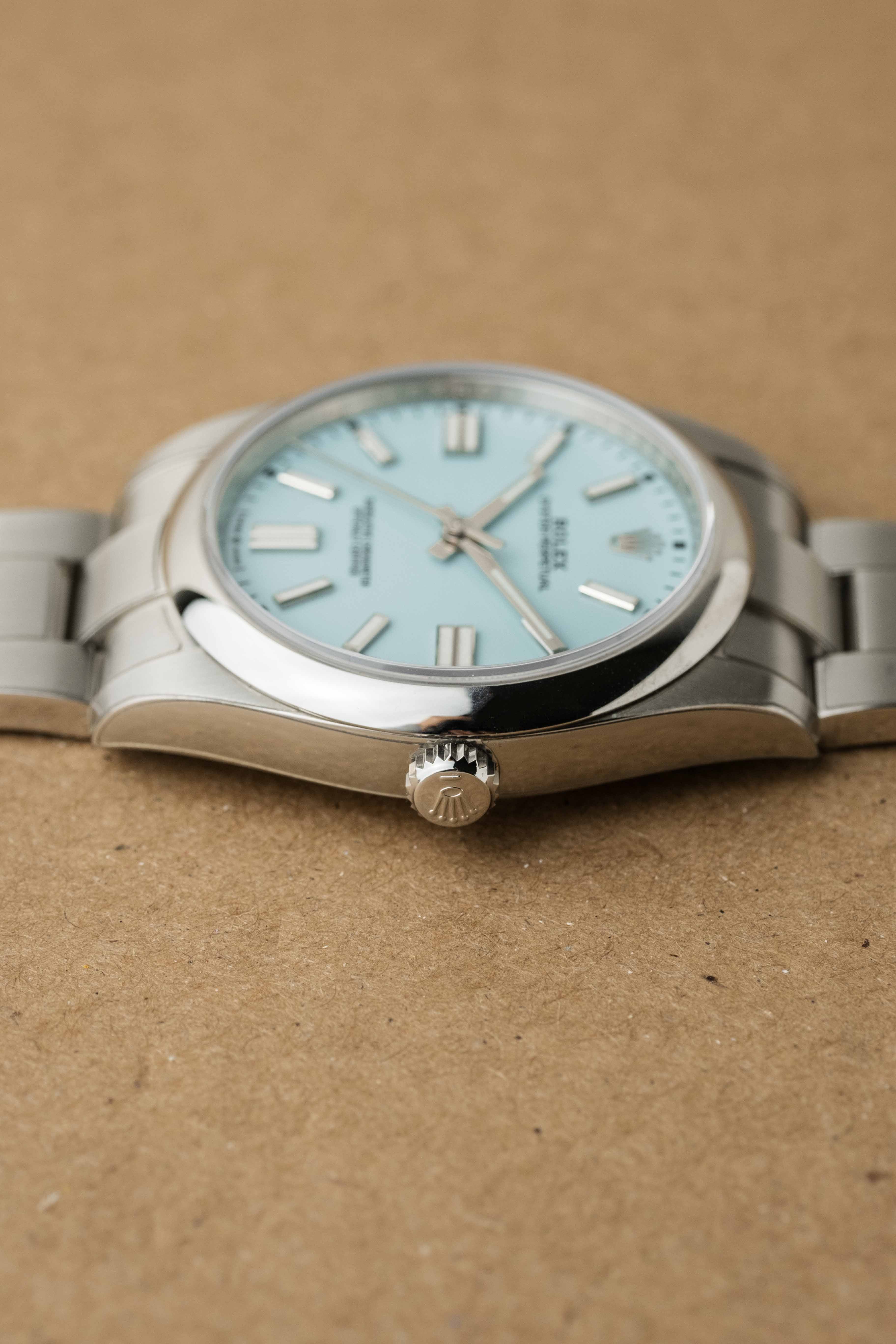 Rolex Oyster Perpetual 41 Ref. 124300 'Tiffany' Dial 2023 w/ Box & Papers