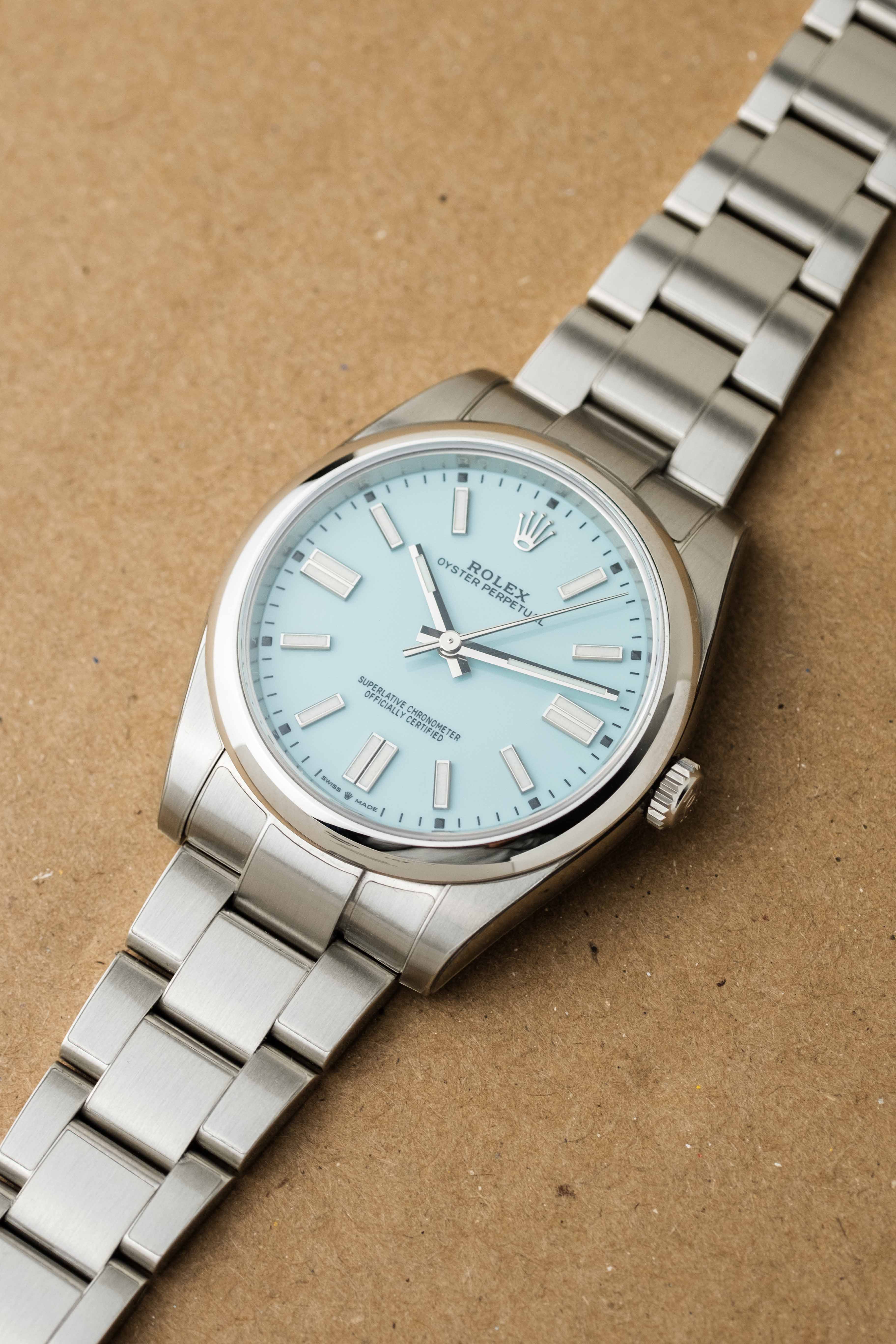 Rolex Oyster Perpetual 41 Ref. 124300 'Tiffany' Dial 2023 w/ Box & Papers