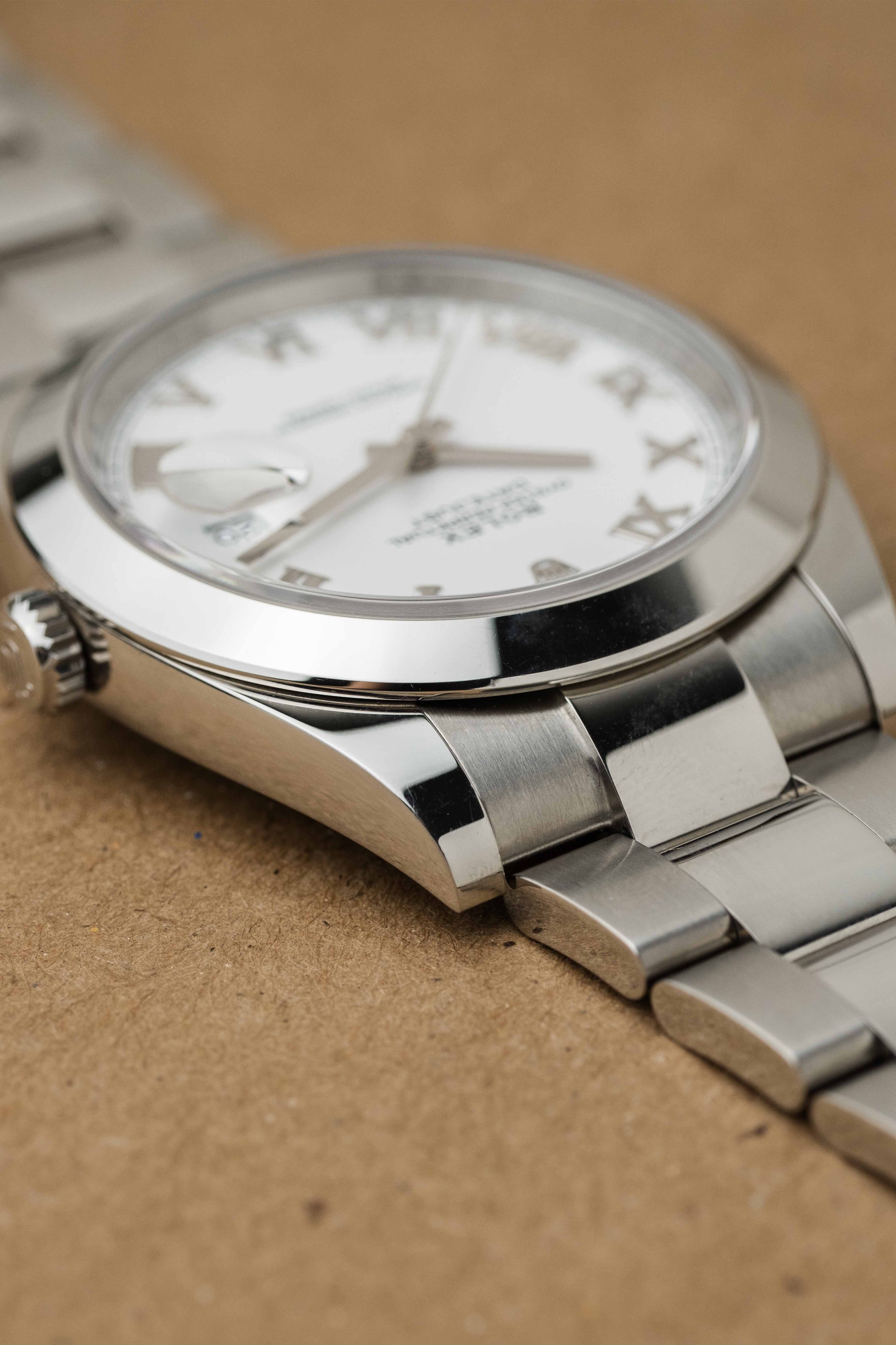 Rolex Datejust 41mm Ref. 126300 'White Roman' Dial 2022 w/ Box & Papers