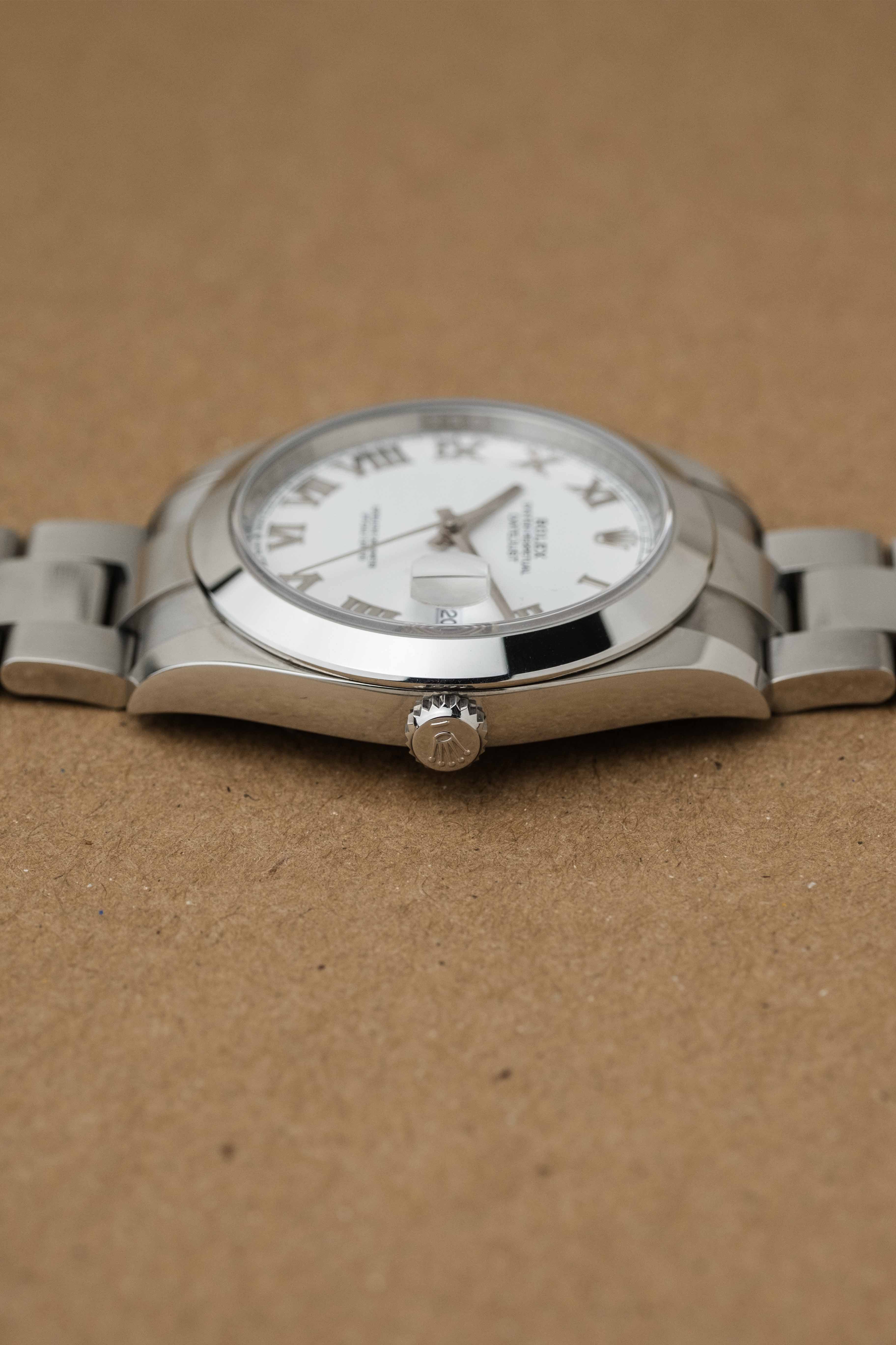 Rolex Datejust 41mm Ref. 126300 'White Roman' Dial 2022 w/ Box & Papers