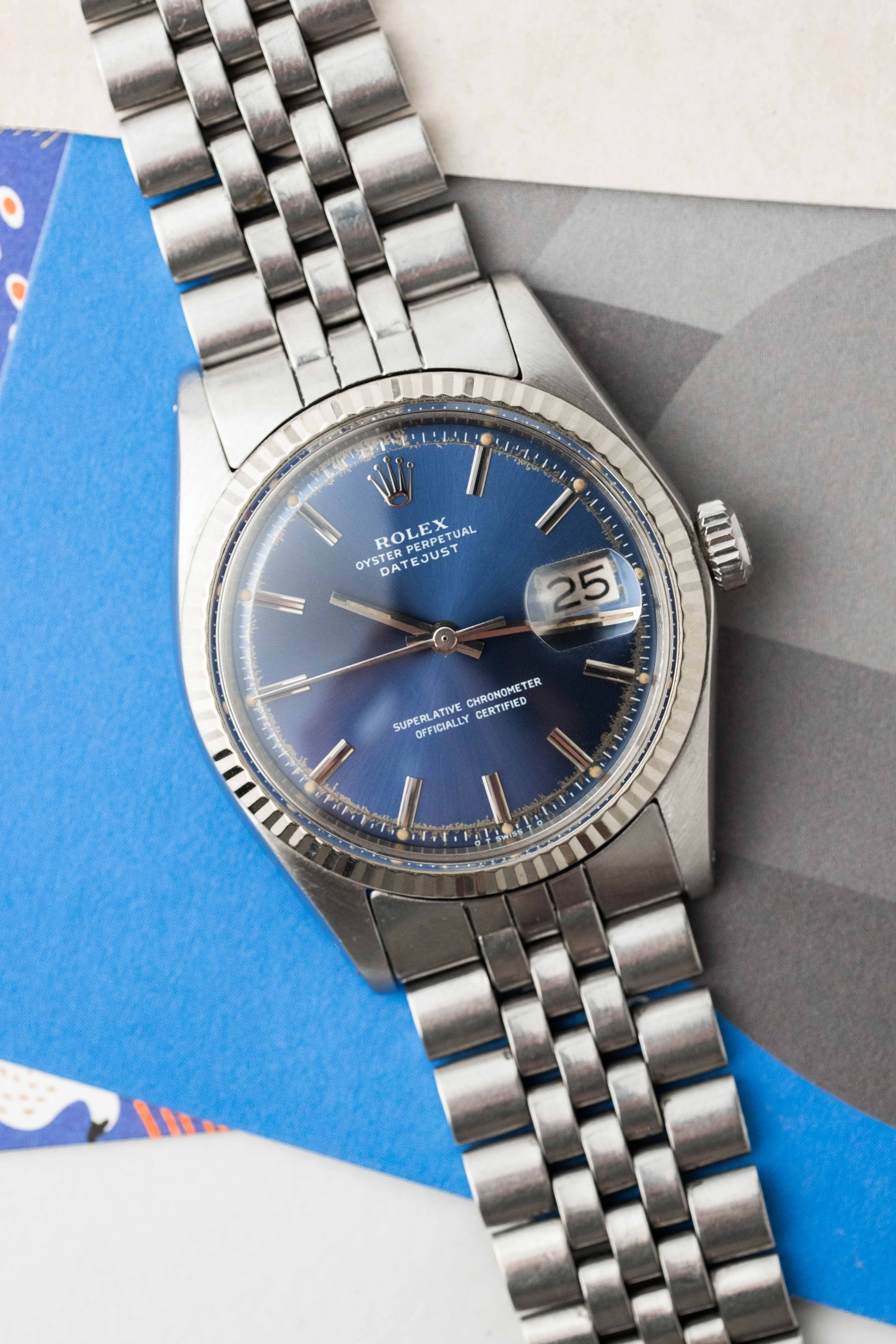 Rolex Datejust Ref. 1601 ‘Sigma Blue’ Dial 1970