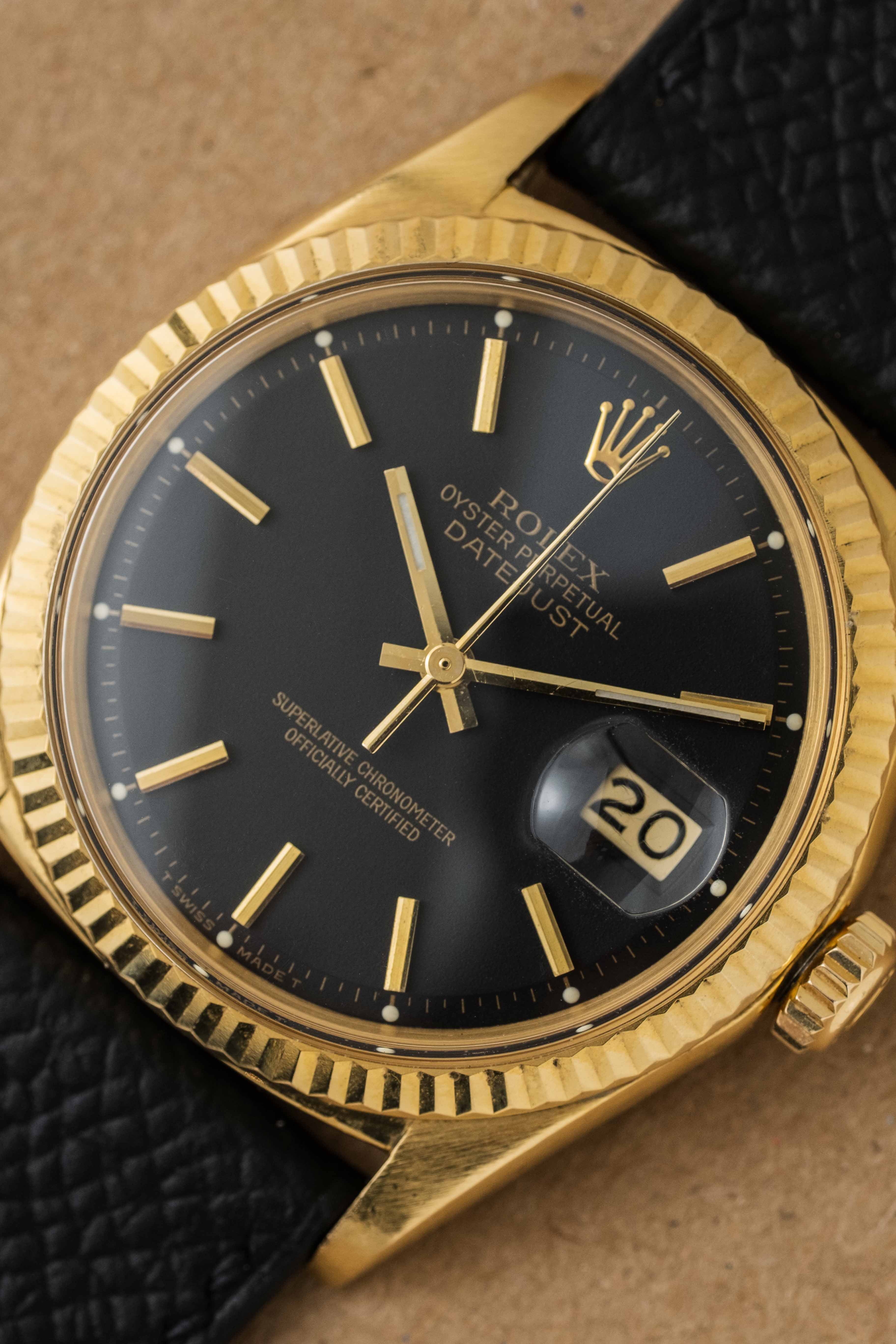 Rolex Datejust Ref. 1601/8 'Black Matte' Dial 1971