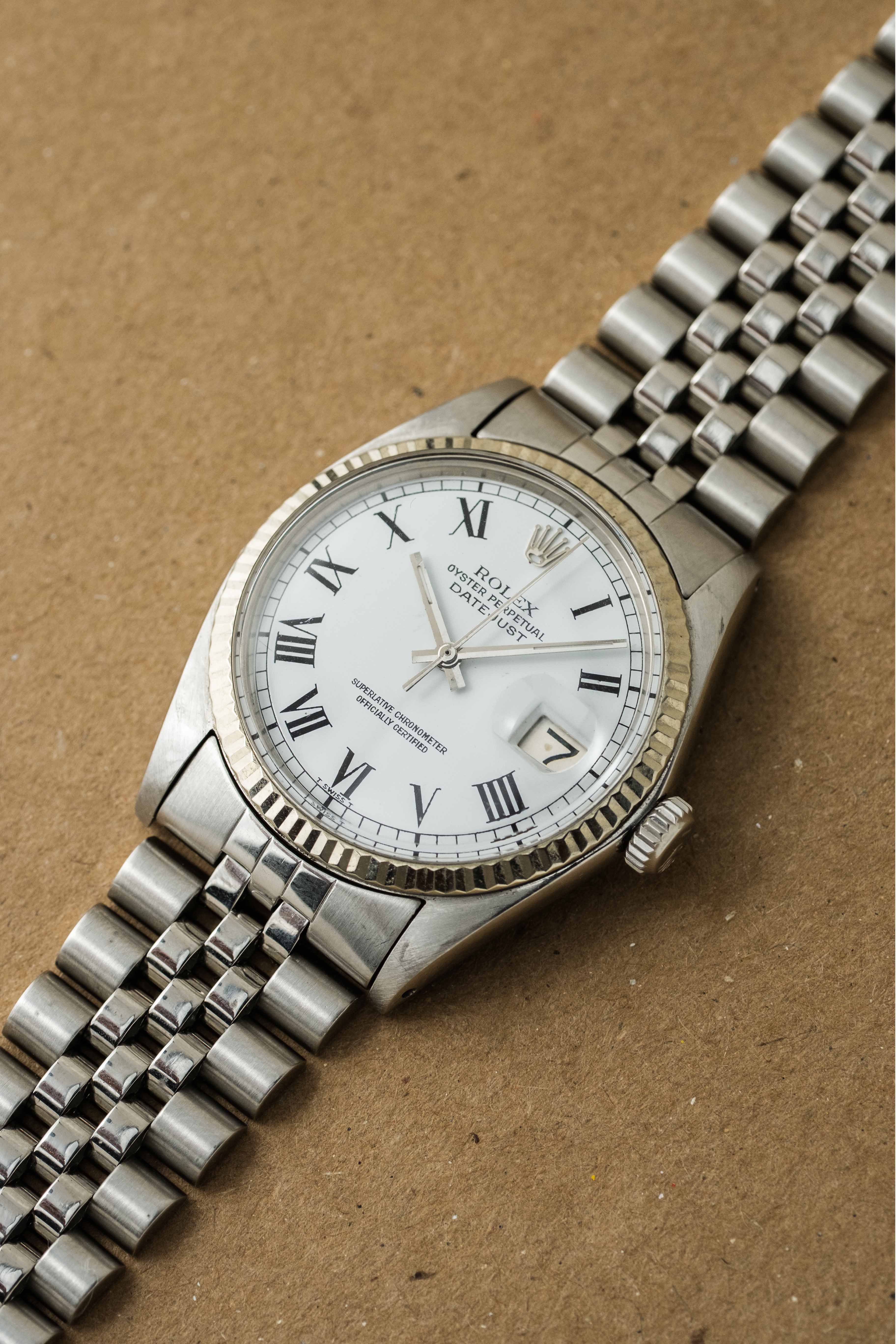 Rolex Datejust Ref. 1601 'White Buckley' Dial 1968