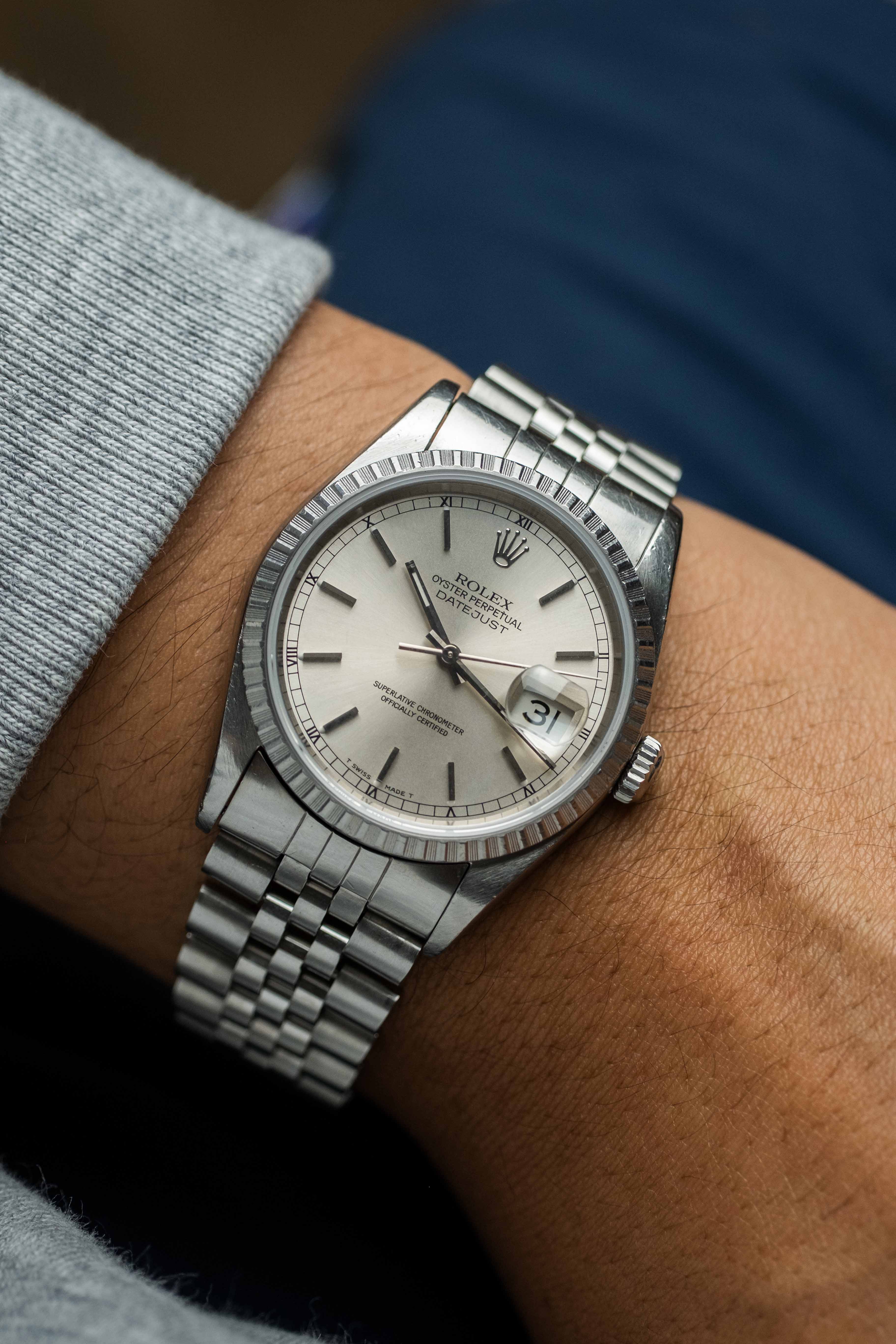 Rolex Datejust Ref. 16220 'Silver' Dial 1995 w/ Papers
