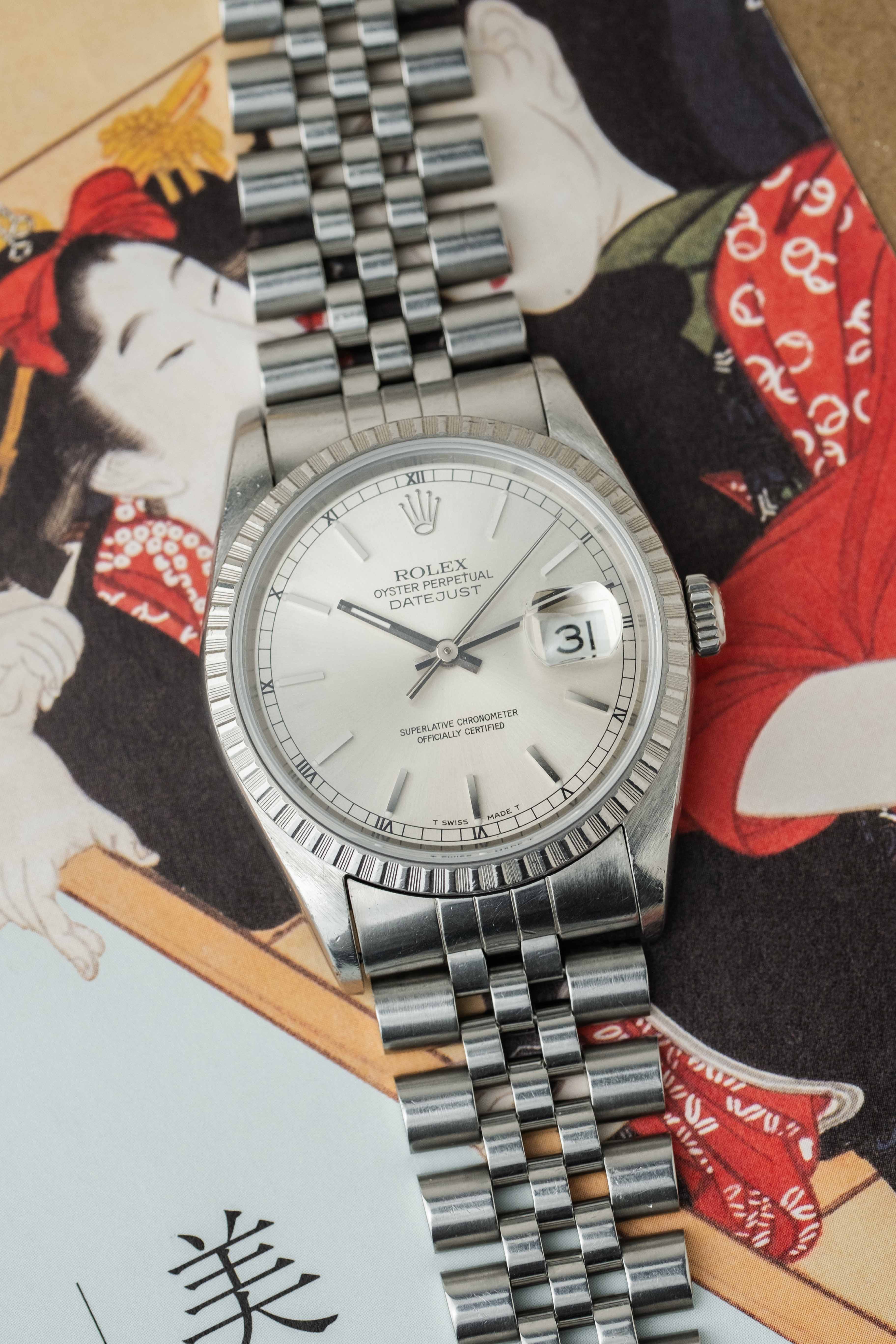 Rolex Datejust Ref. 16220 'Silver' Dial 1995 w/ Papers