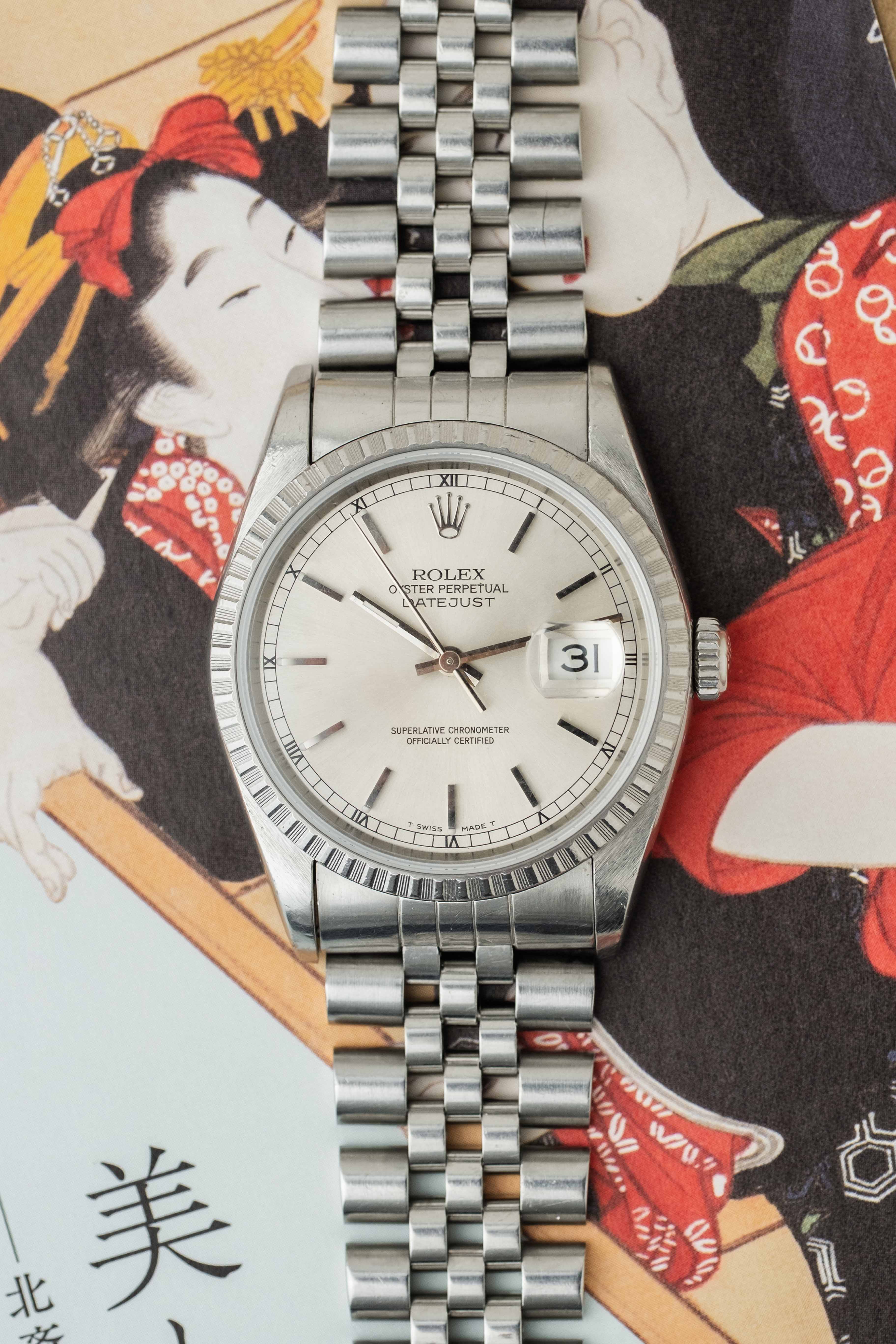 Rolex Datejust Ref. 16220 'Silver' Dial 1995 w/ Papers