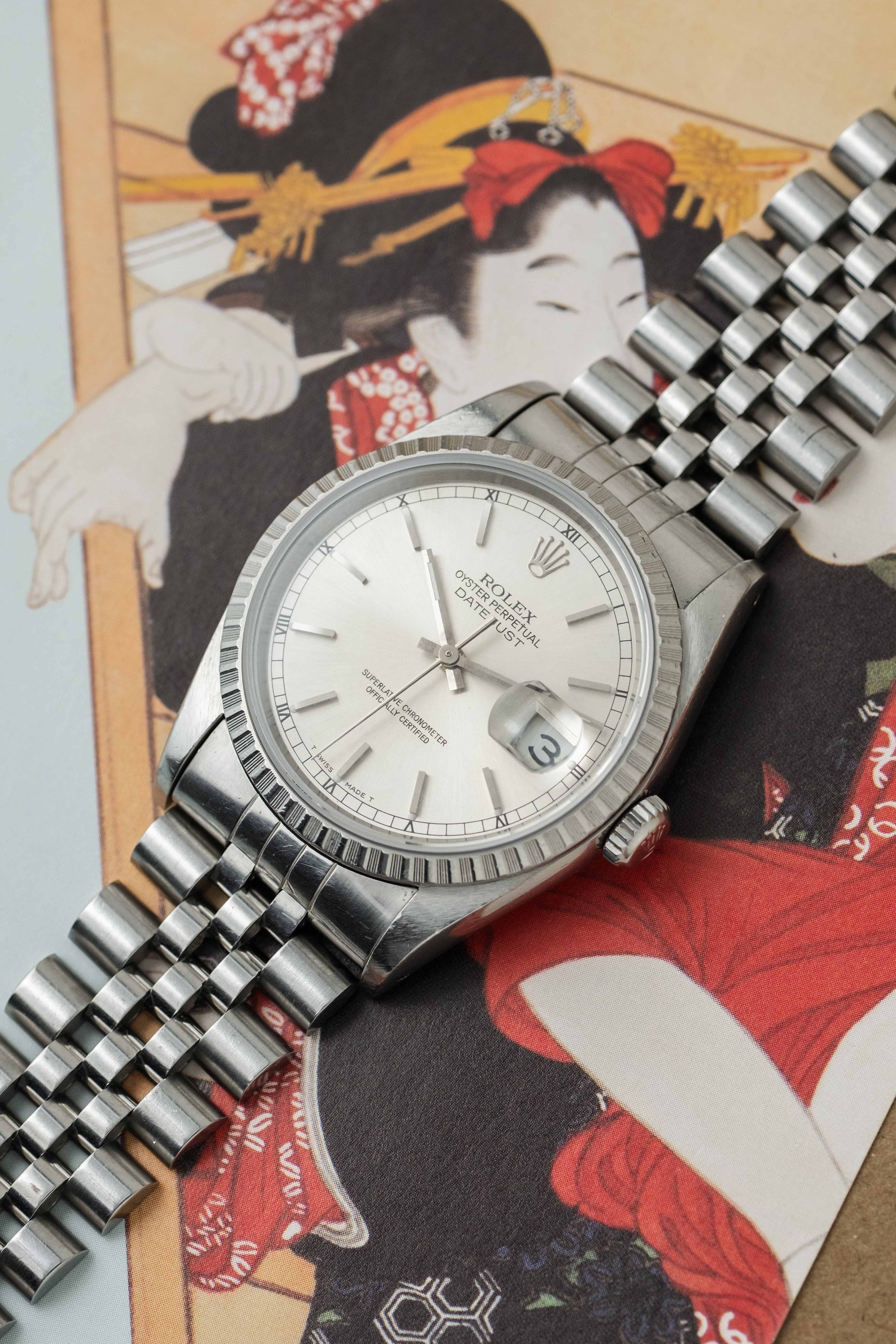 Rolex Datejust Ref. 16220 'Silver' Dial 1995 w/ Papers