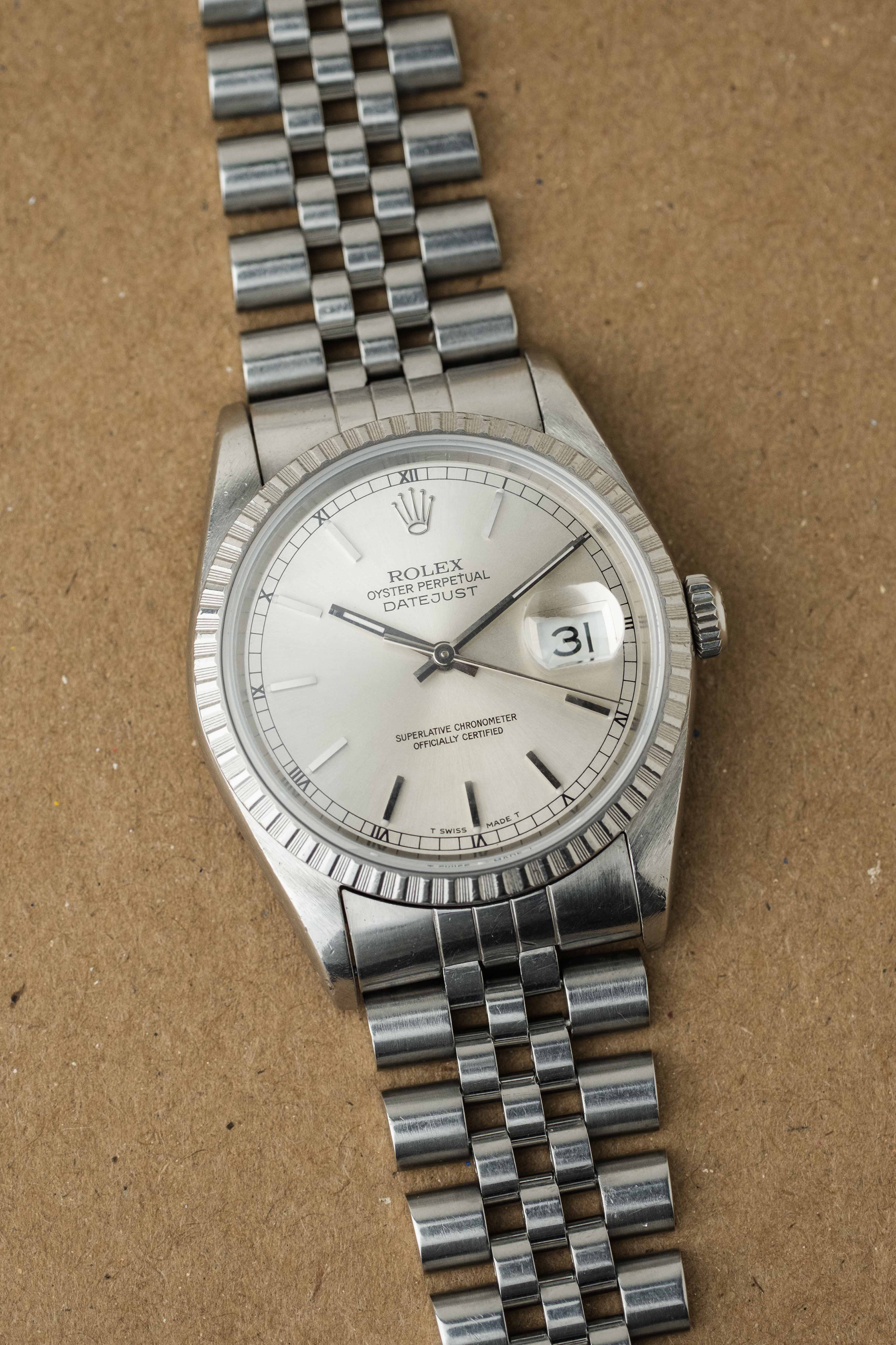 Rolex Datejust Ref. 16220 'Silver' Dial 1995 w/ Papers