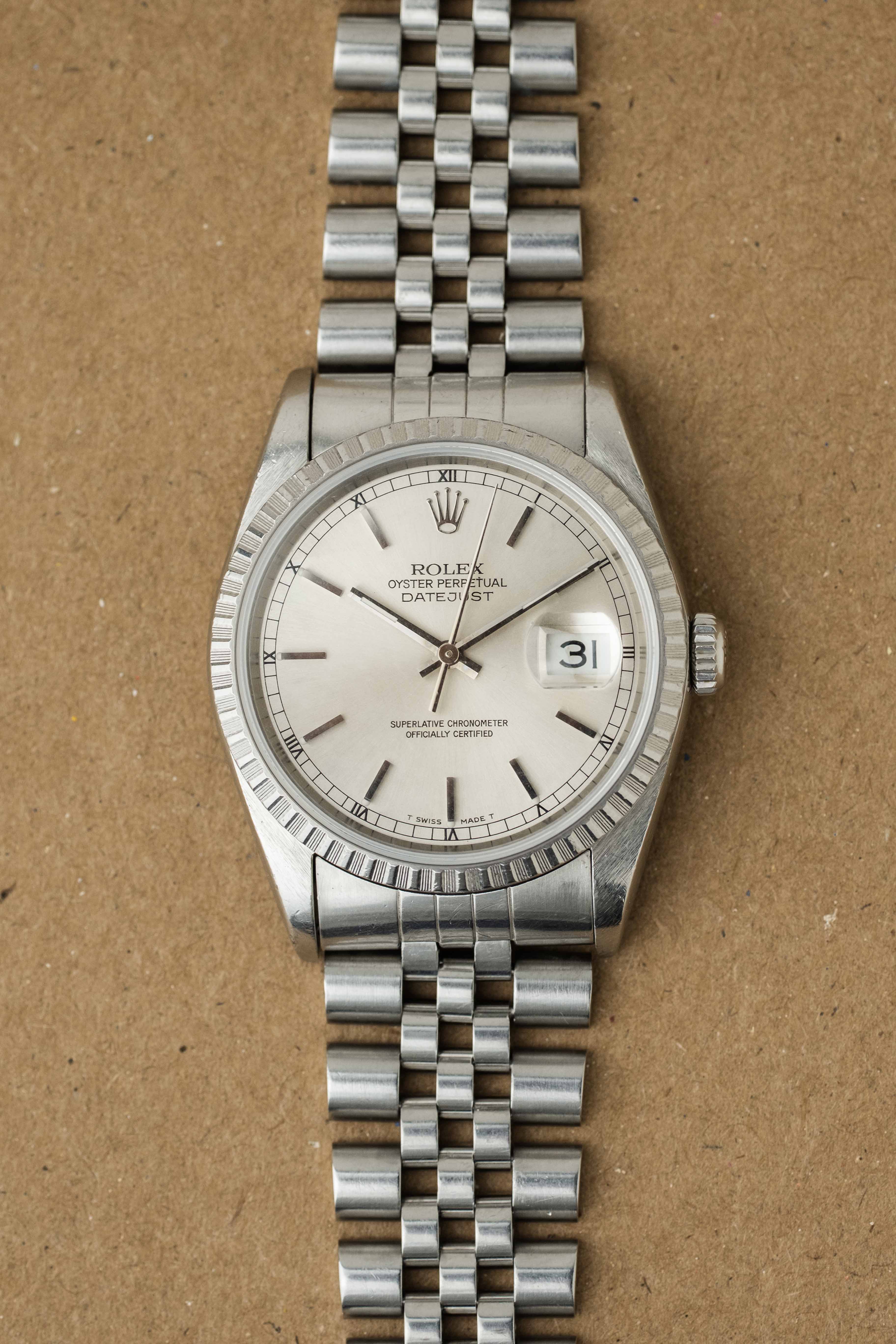 Rolex Datejust Ref. 16220 'Silver' Dial 1995 w/ Papers