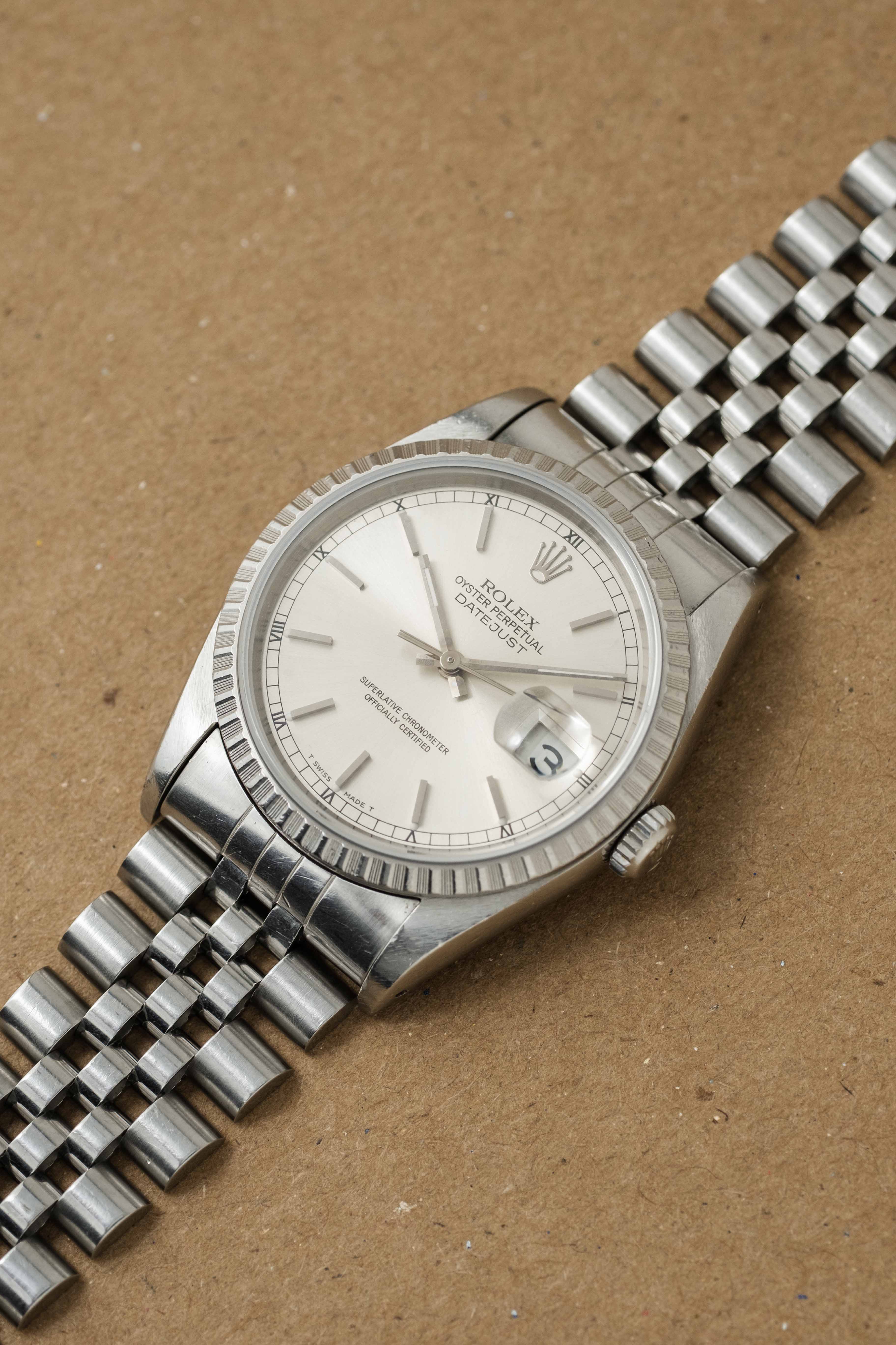 Rolex Datejust Ref. 16220 'Silver' Dial 1995 w/ Papers
