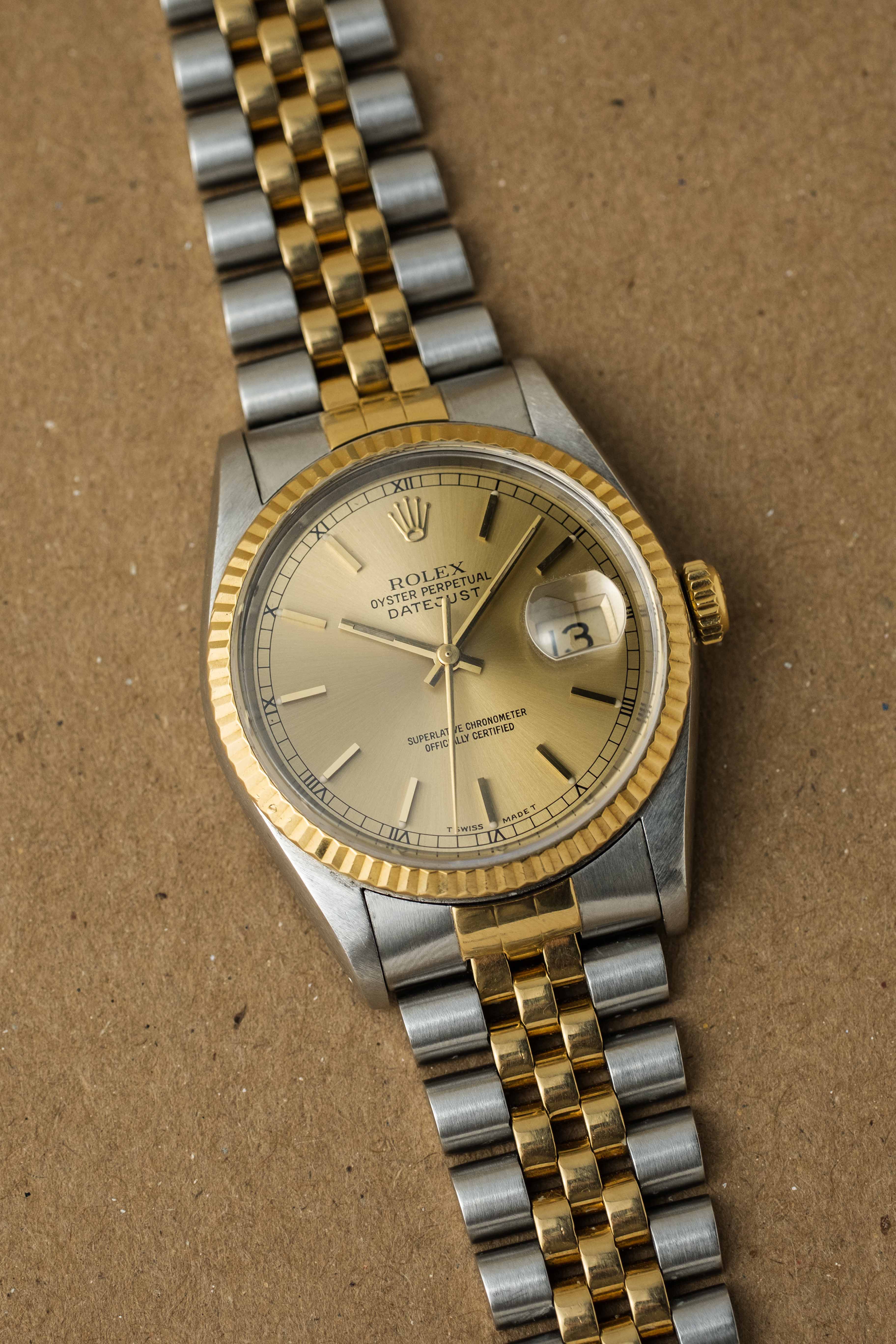 Rolex Datejust Ref. 16233 'Champagne' Dial 1990