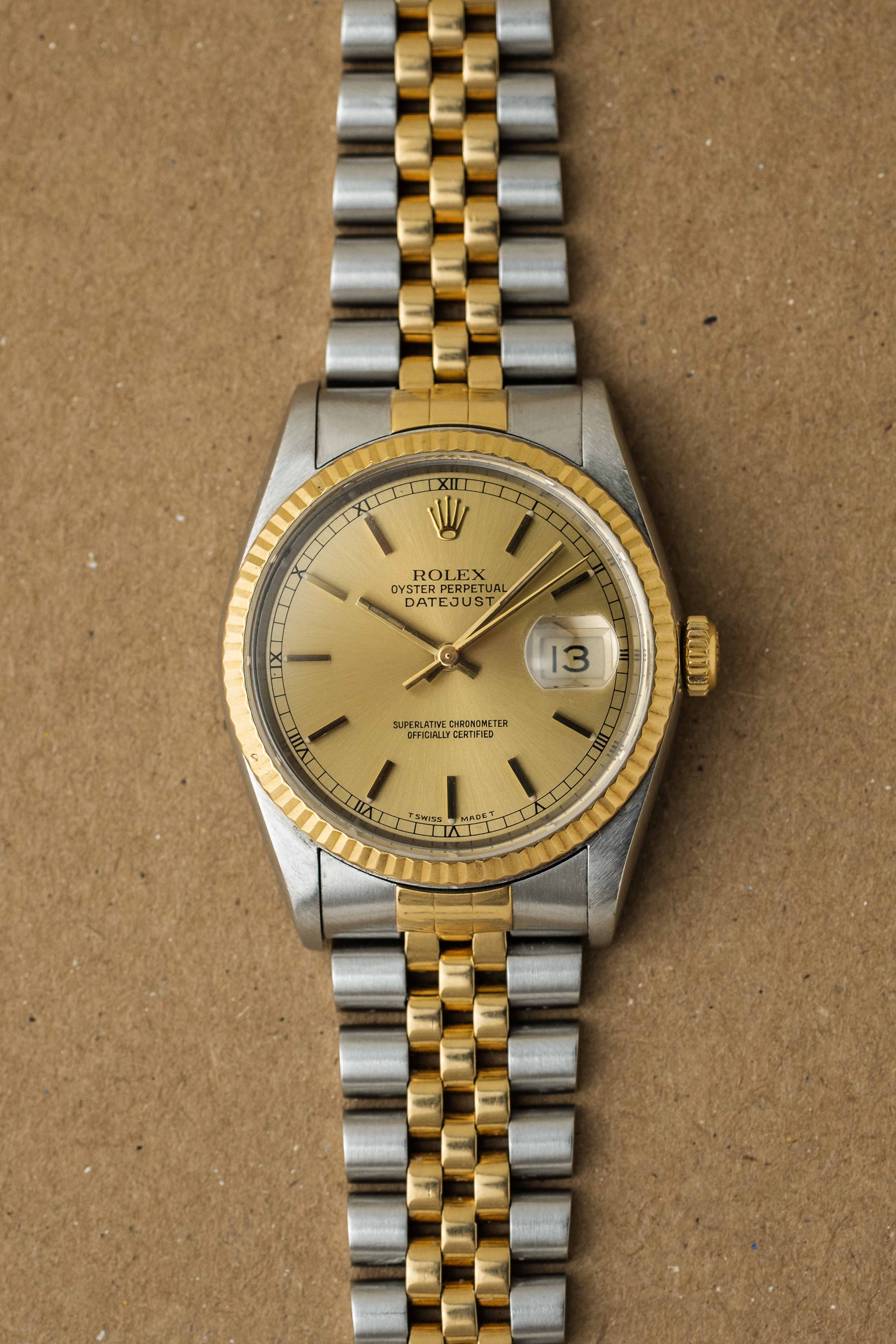 Rolex Datejust Ref. 16233 'Champagne' Dial 1990
