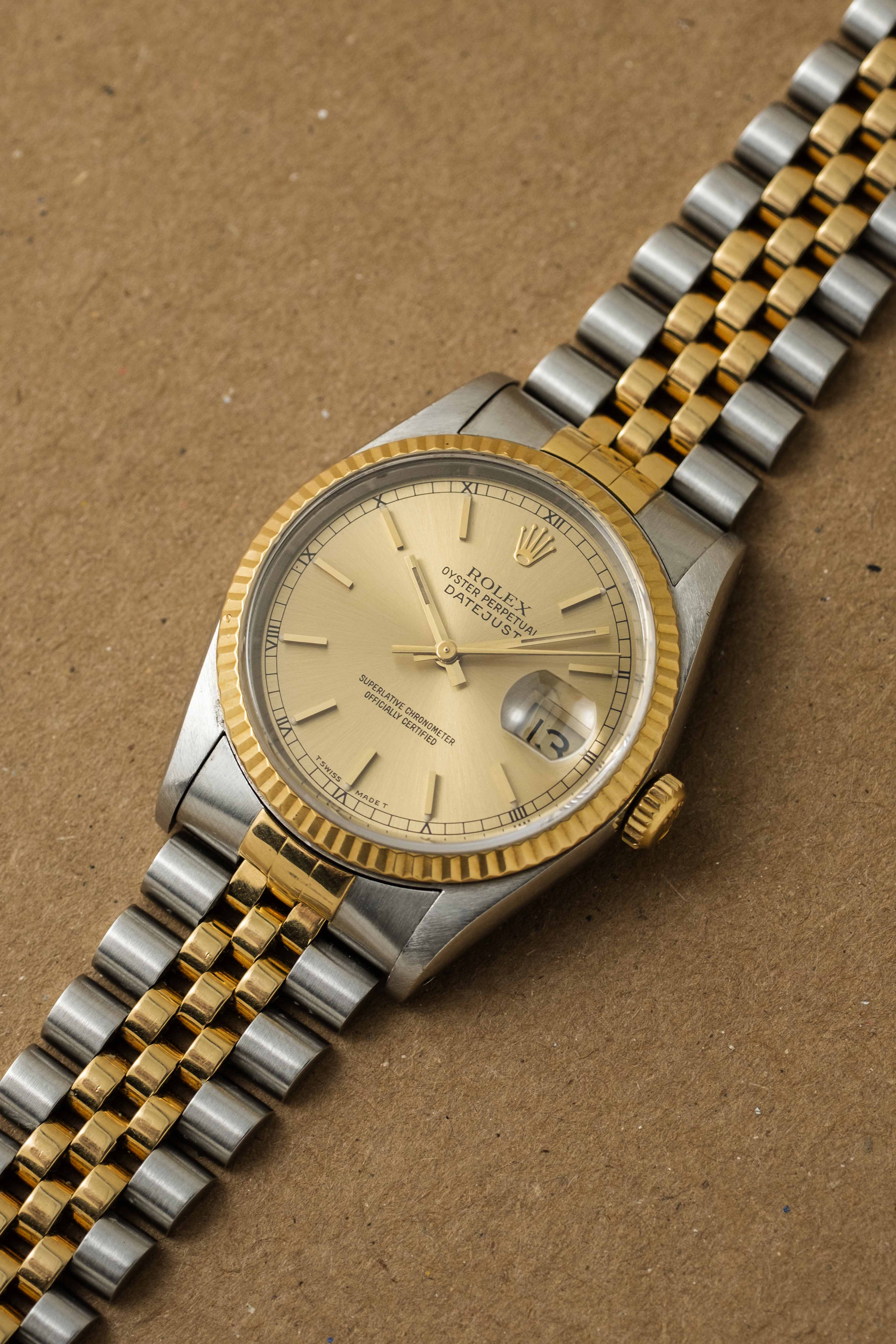 Rolex Datejust Ref. 16233 'Champagne' Dial 1990