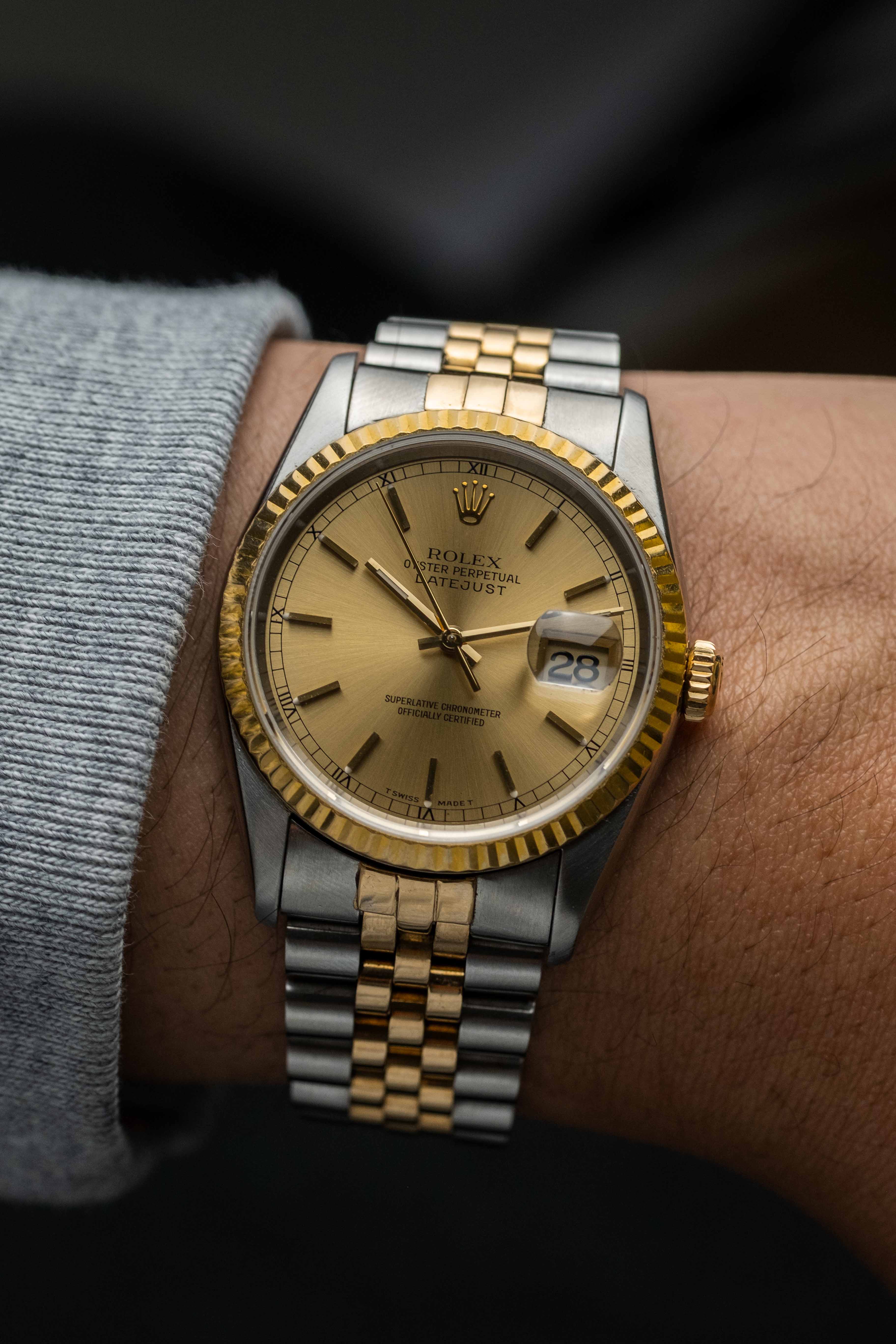 Rolex Datejust Ref. 16233 'Champagne' Dial 1994 w/ Box & Booklets