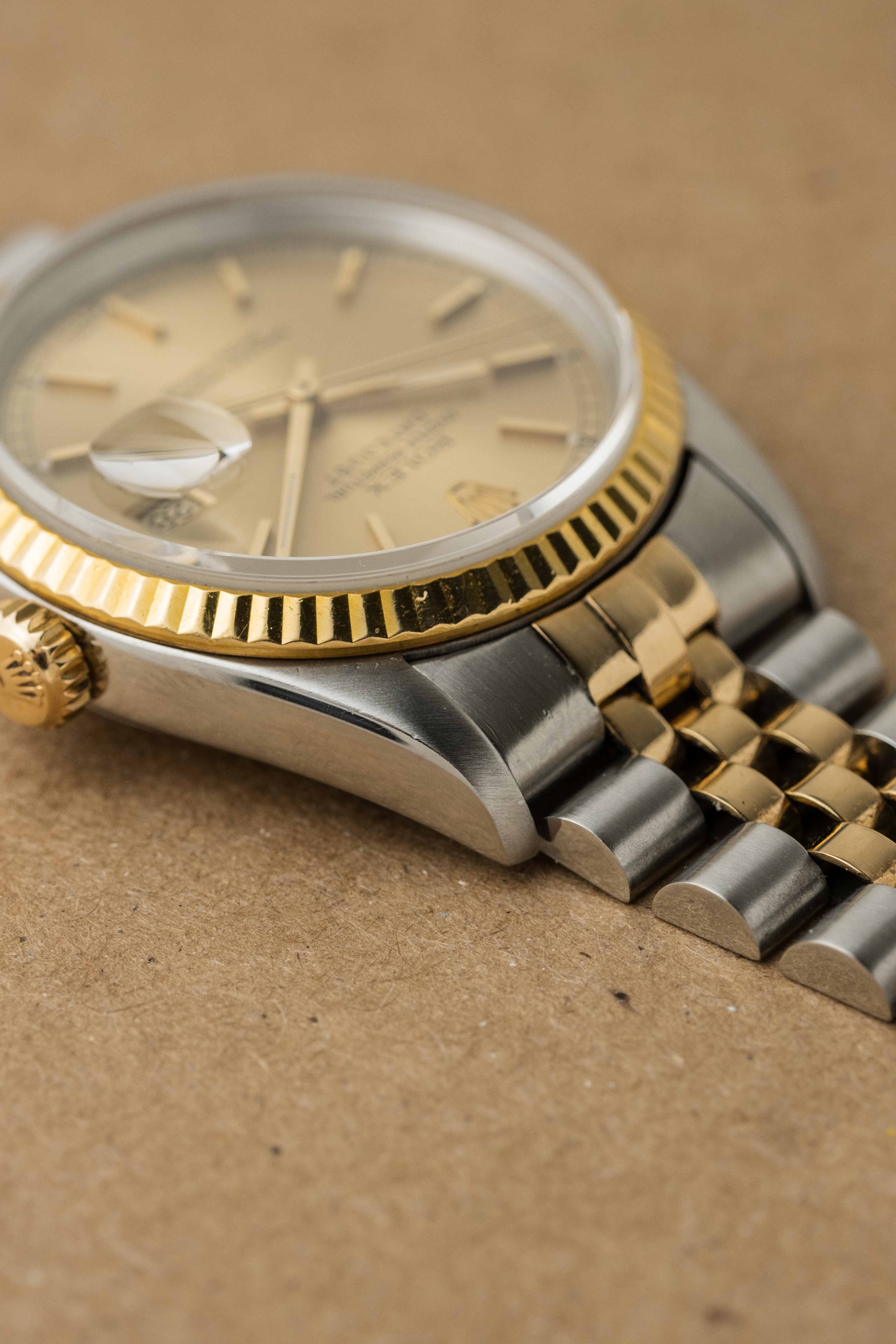 Rolex Datejust Ref. 16233 'Champagne' Dial 1994 w/ Box & Booklets