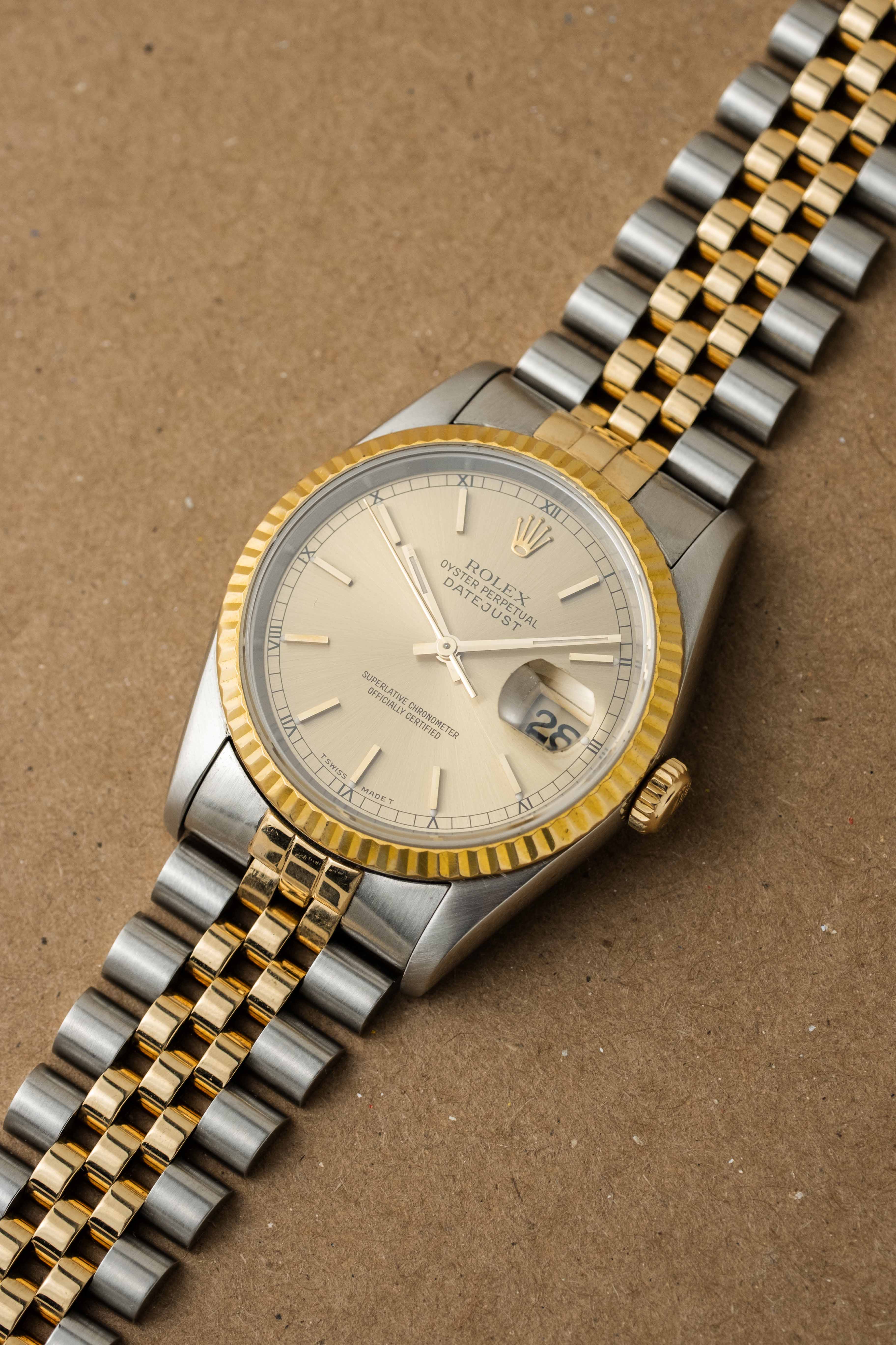 Rolex Datejust Ref. 16233 'Champagne' Dial 1994 w/ Box & Booklets