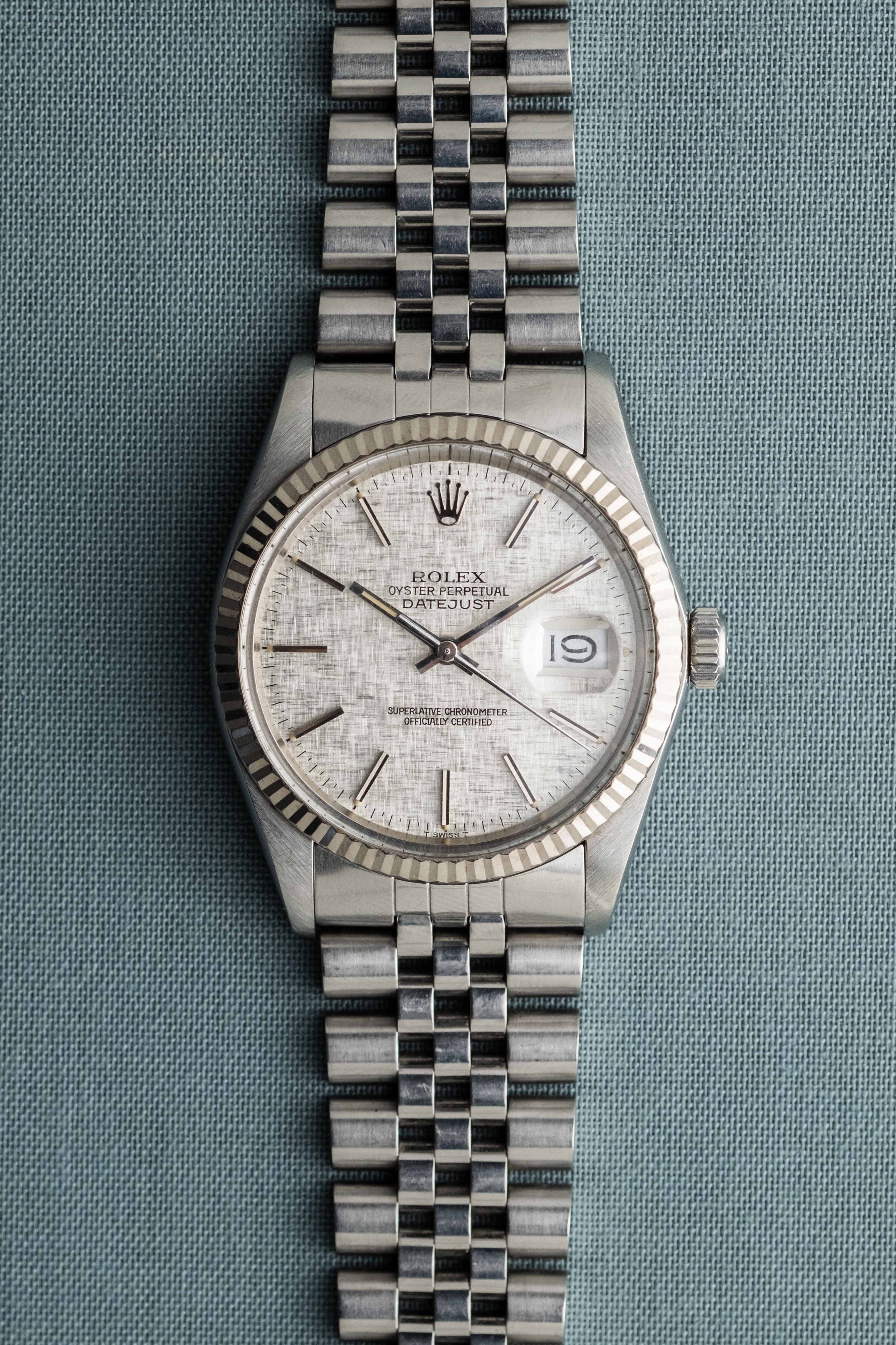 Rolex Datejust Ref. 16014 'Linen' Dial 1985