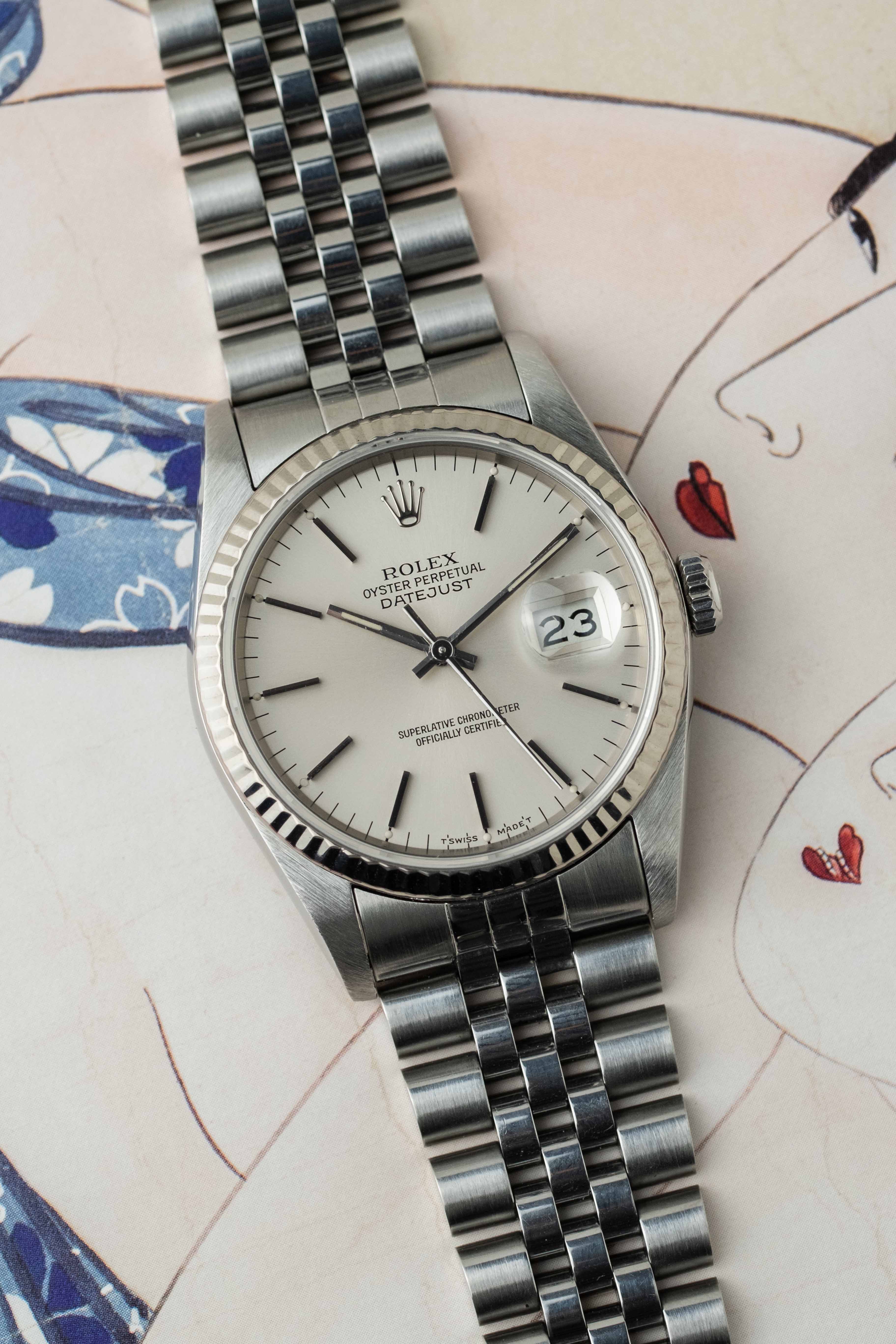 Rolex Datejust Ref. 16234 'Silver Stick' Dial 1987