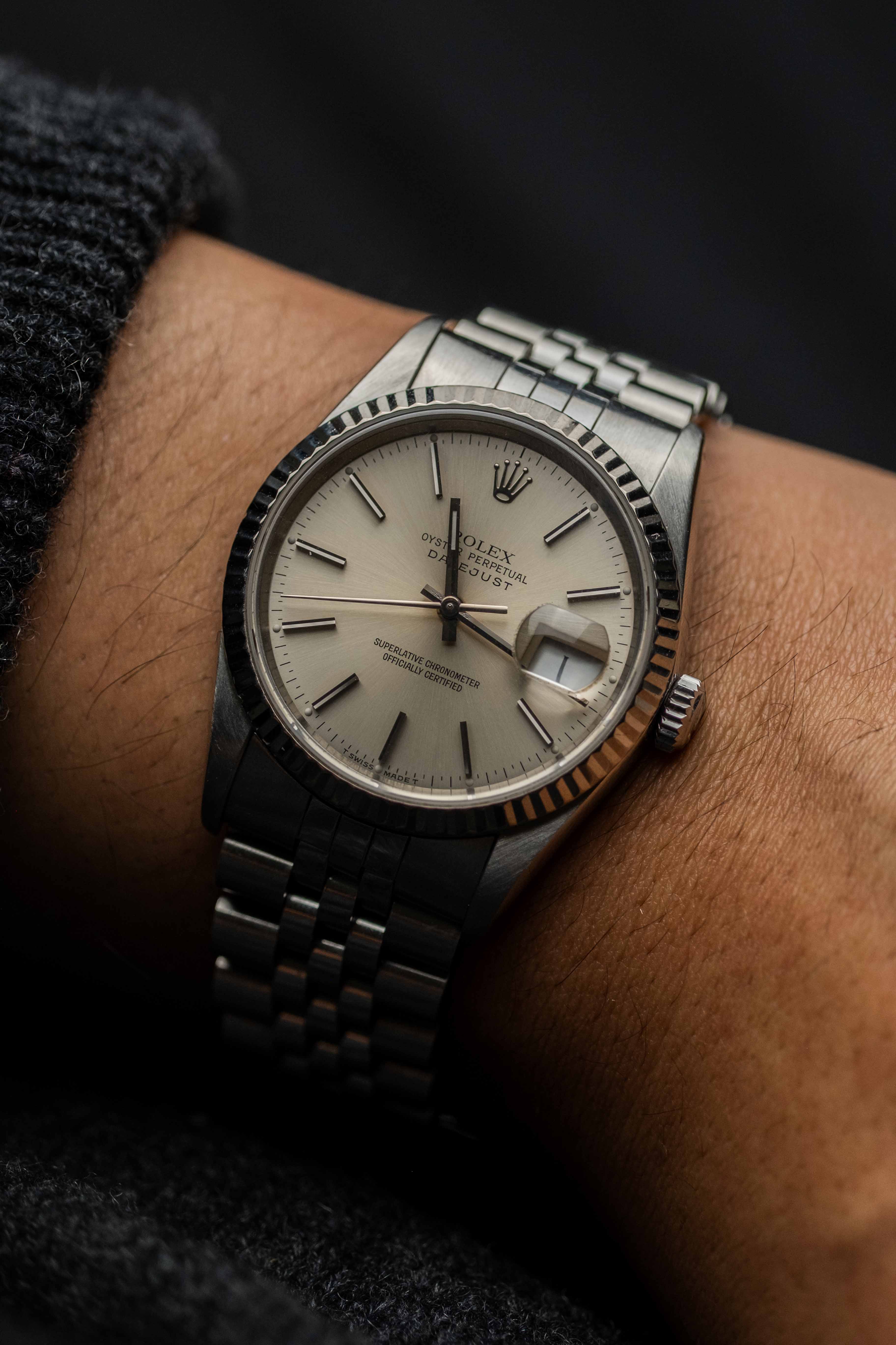 Rolex Datejust Ref. 16234 'Silver Stick' Dial 1991