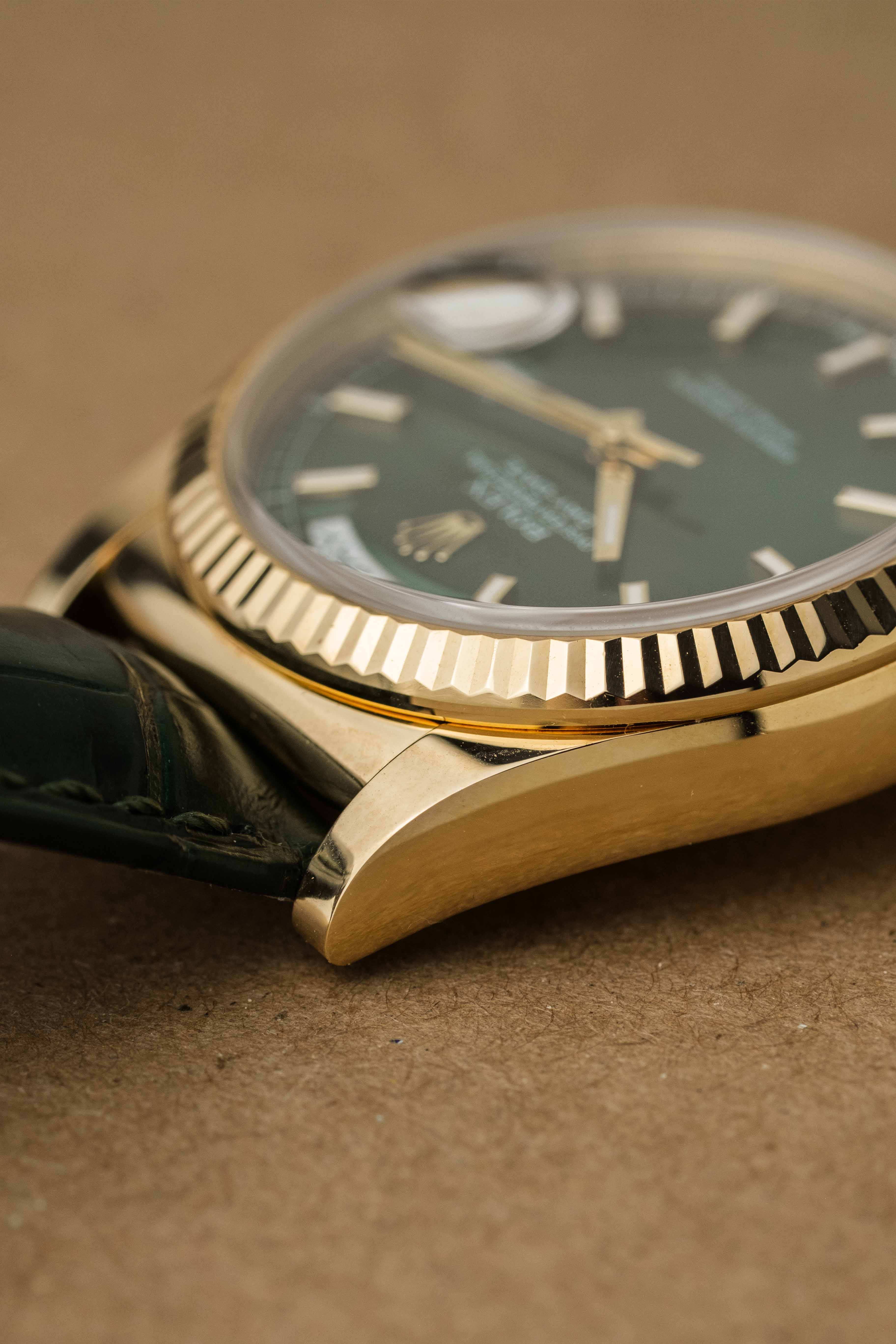 Rolex Day-Date Ref. 118138 'Green' Dial 2015 w/ Box & Papers