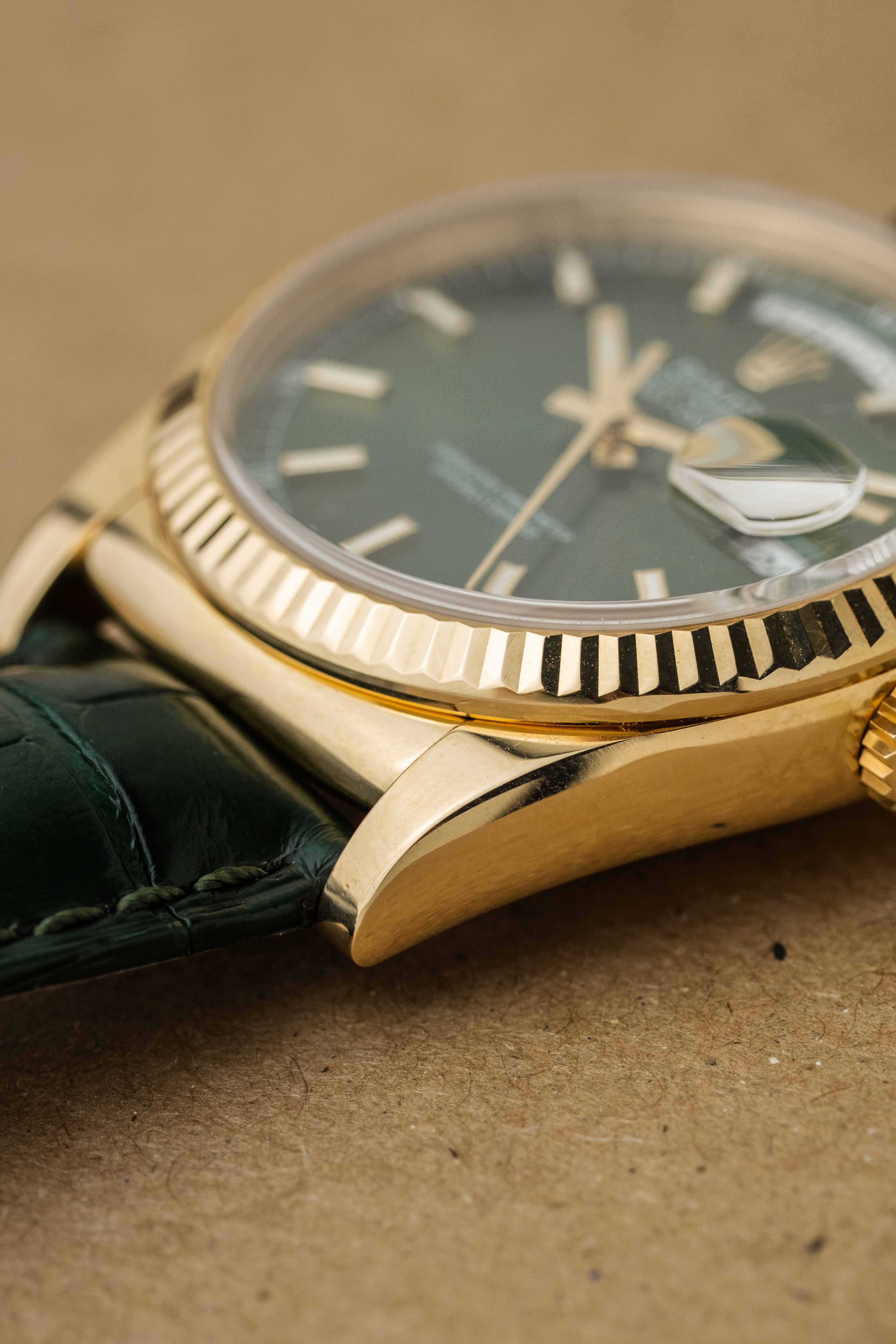 Rolex Day-Date Ref. 118138 'Green' Dial 2015 w/ Box & Papers