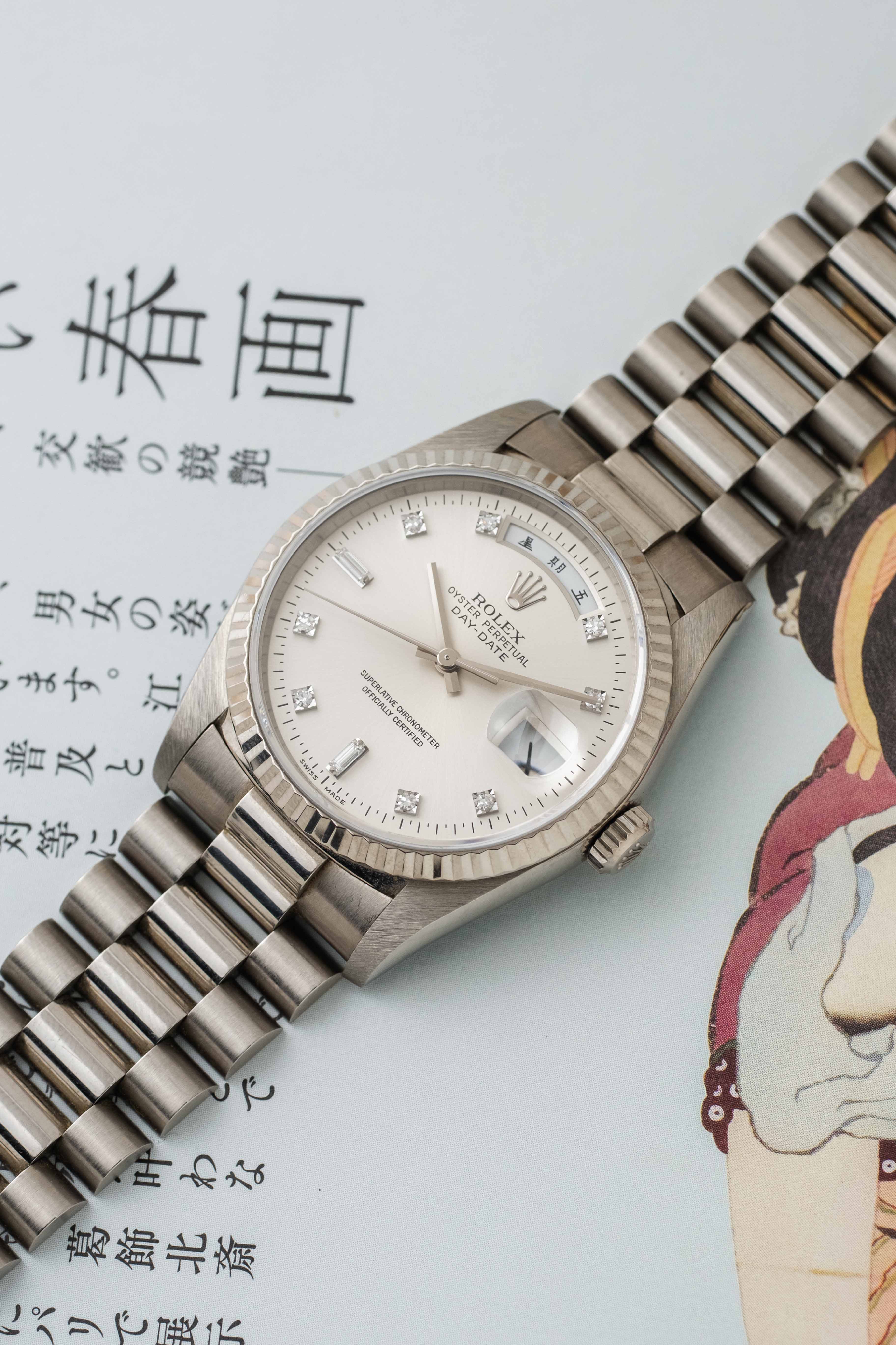 Rolex Day-Date Ref. 18239 'Chinese' 1991 w/ Box & Service Papers