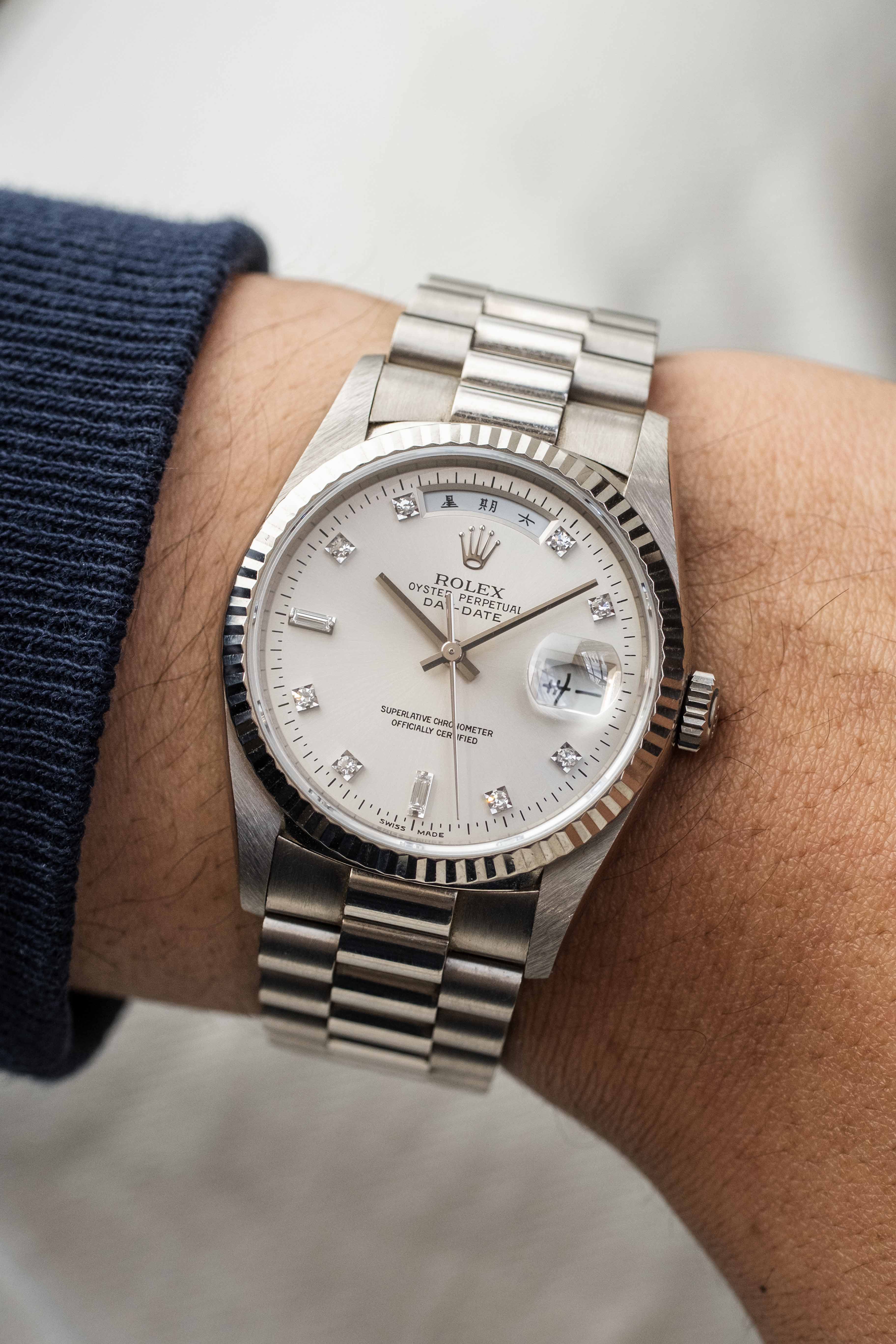 Rolex Day-Date Ref. 18239 'Chinese' 1991 w/ Box & Service Papers