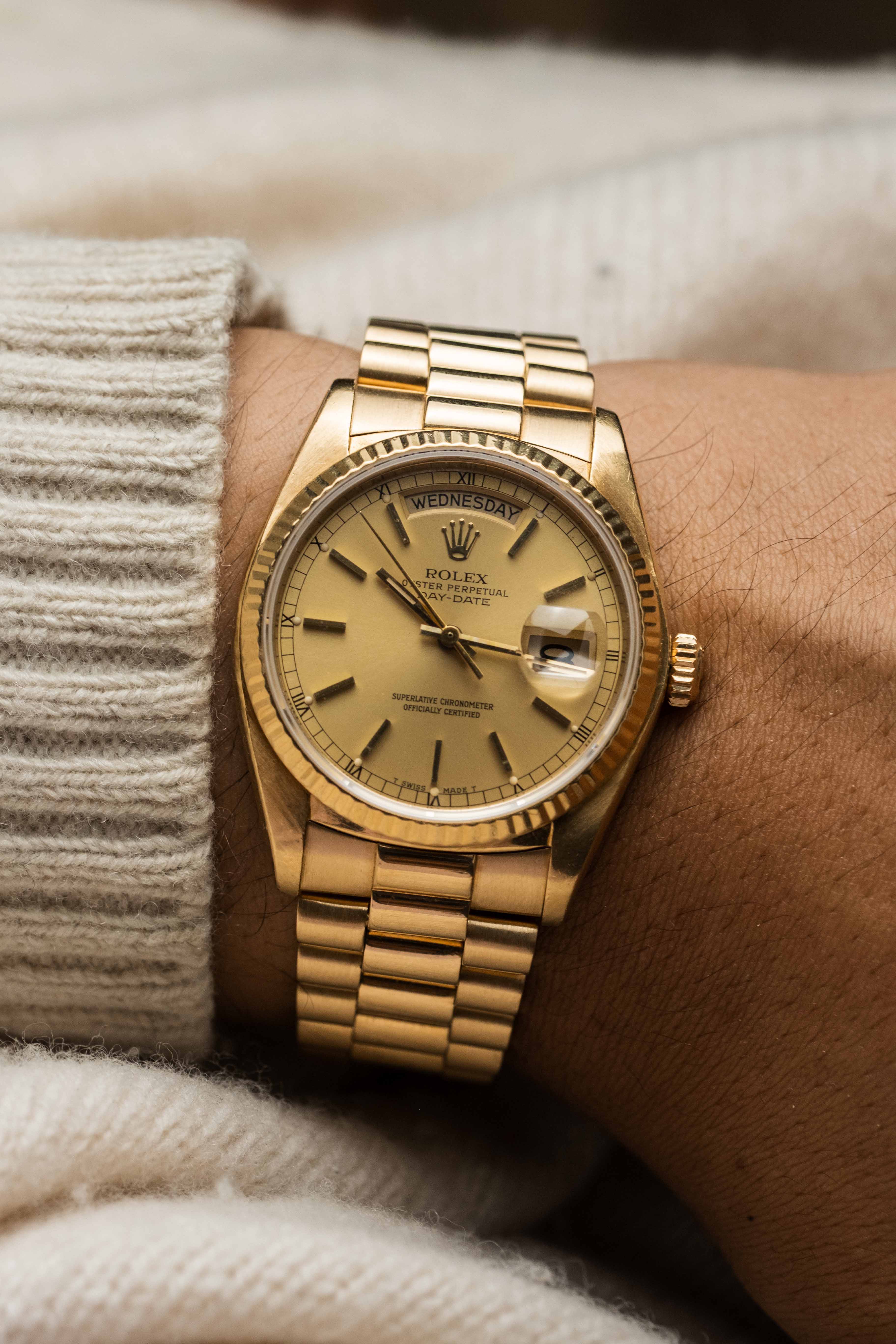 Rolex Day-Date Ref. 18038 'Champagne' Dial 1979