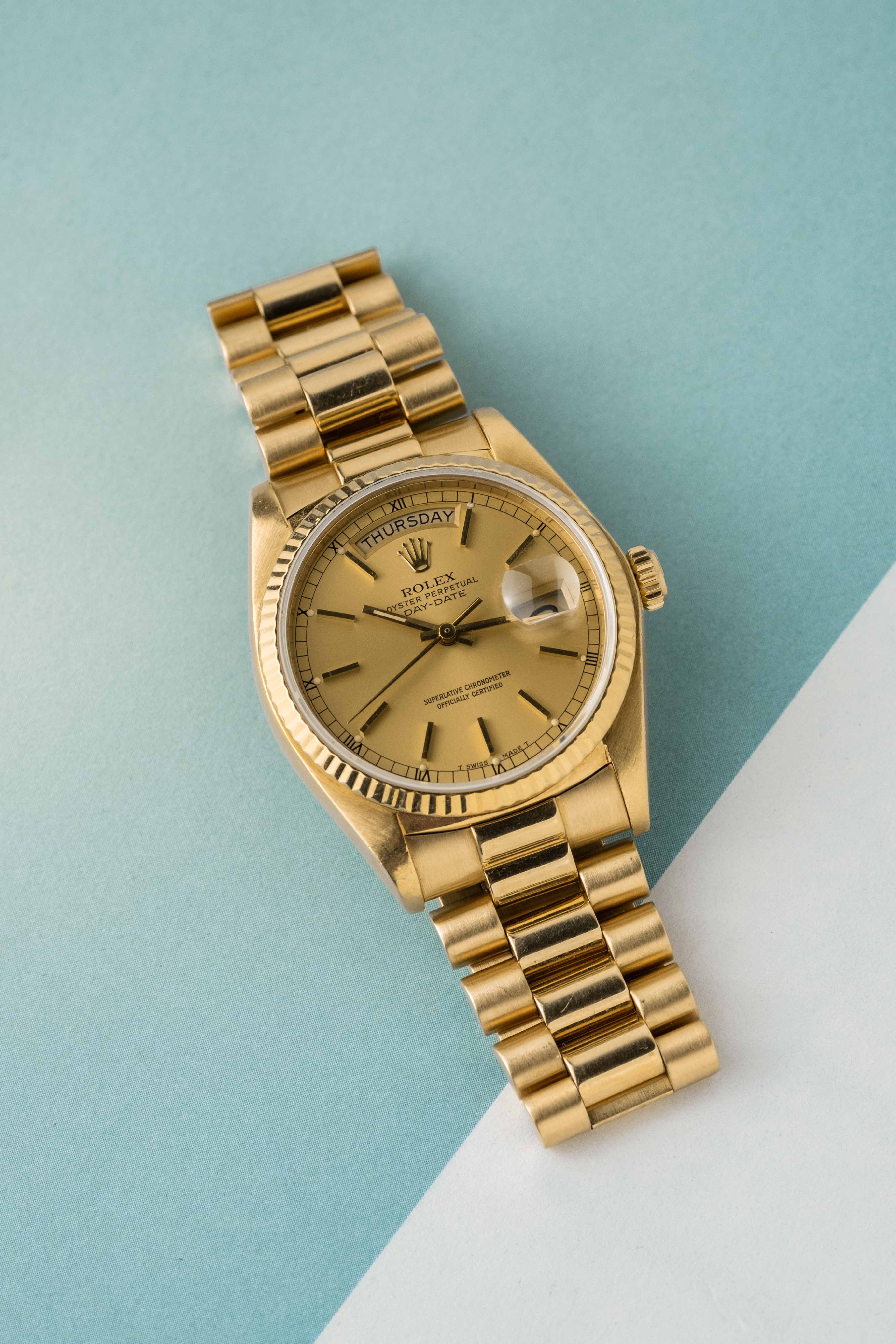 Rolex Day-Date Ref. 18038 'Champagne' Dial 1979