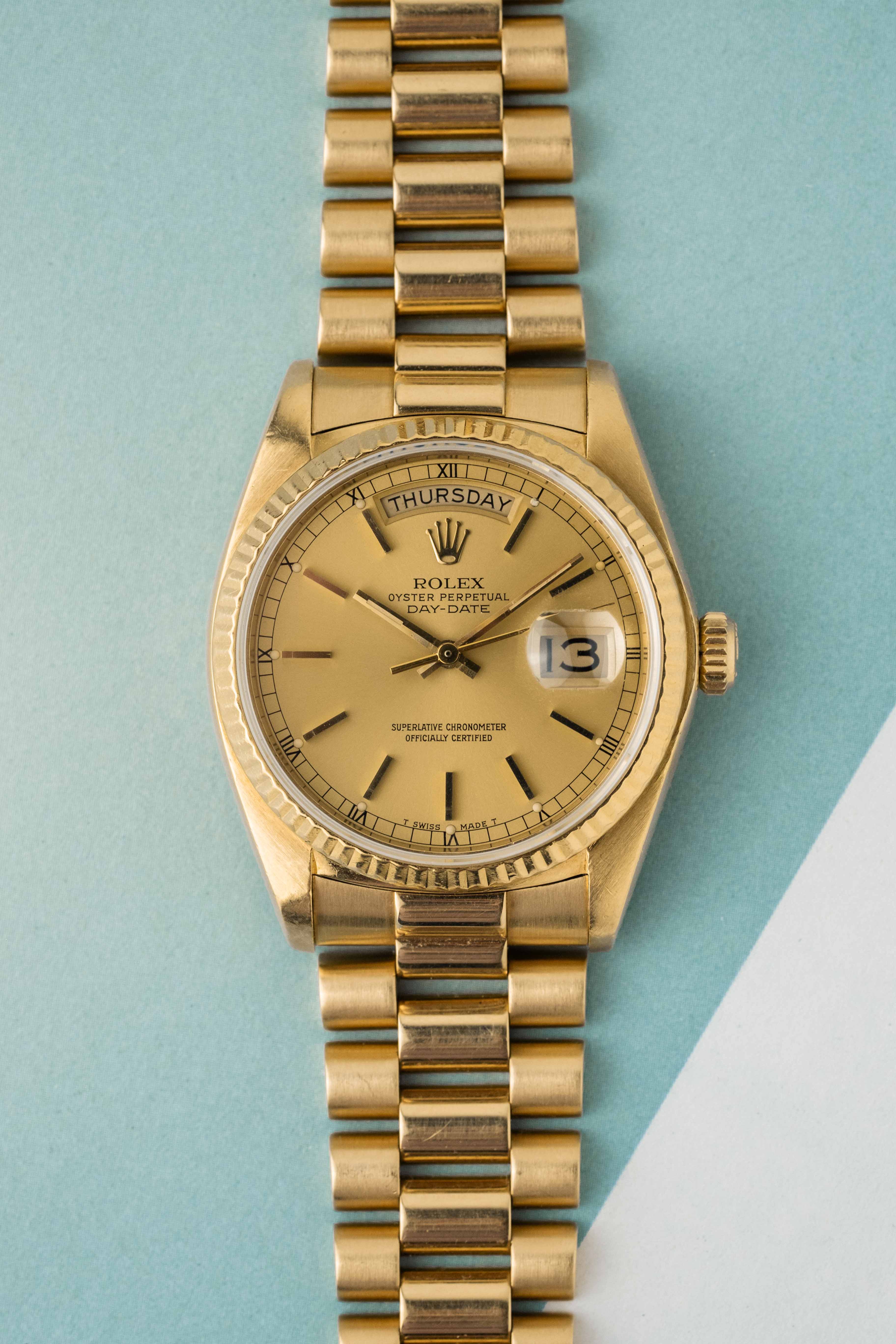 Rolex Day-Date Ref. 18038 'Champagne' Dial 1979