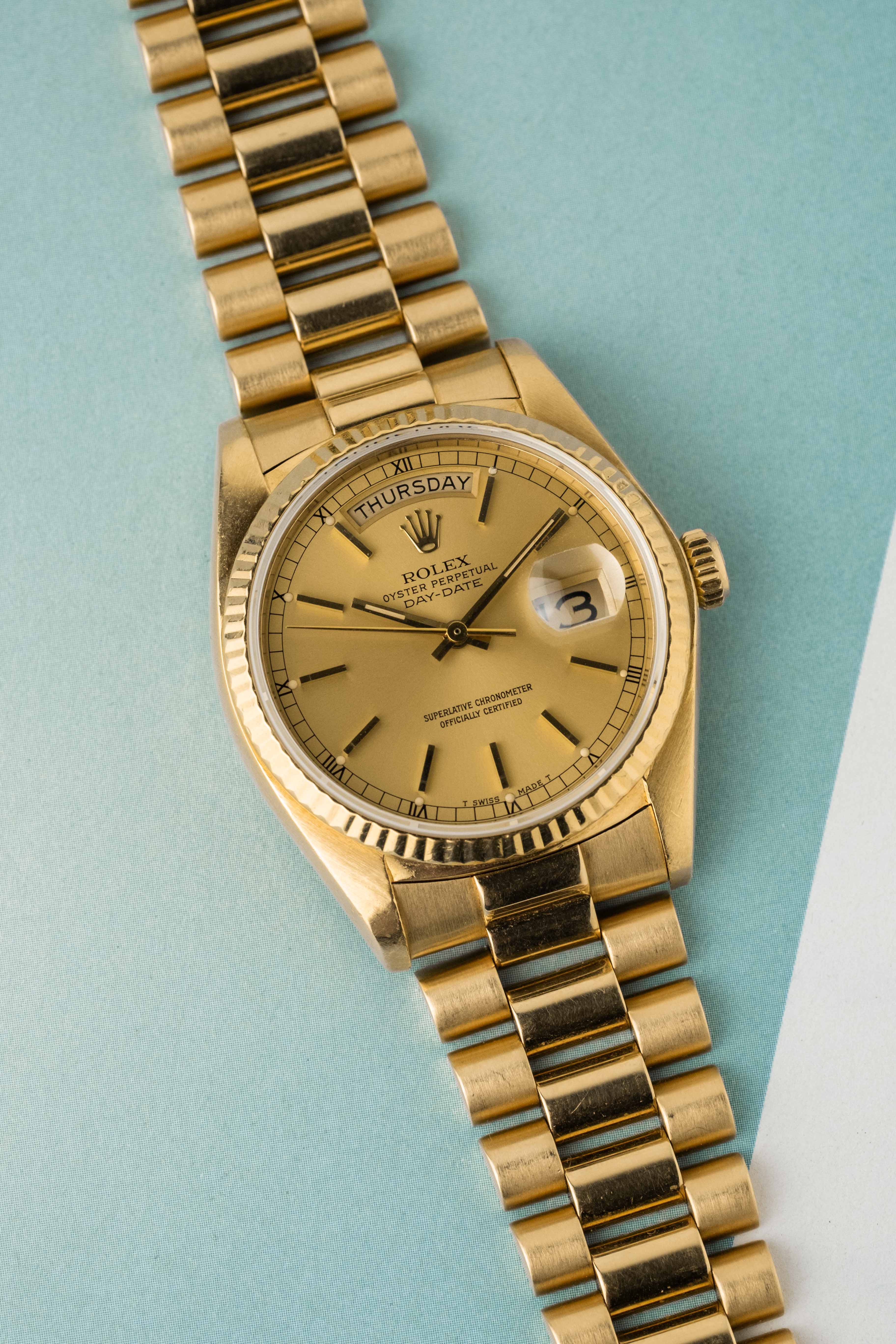 Rolex Day-Date Ref. 18038 'Champagne' Dial 1979