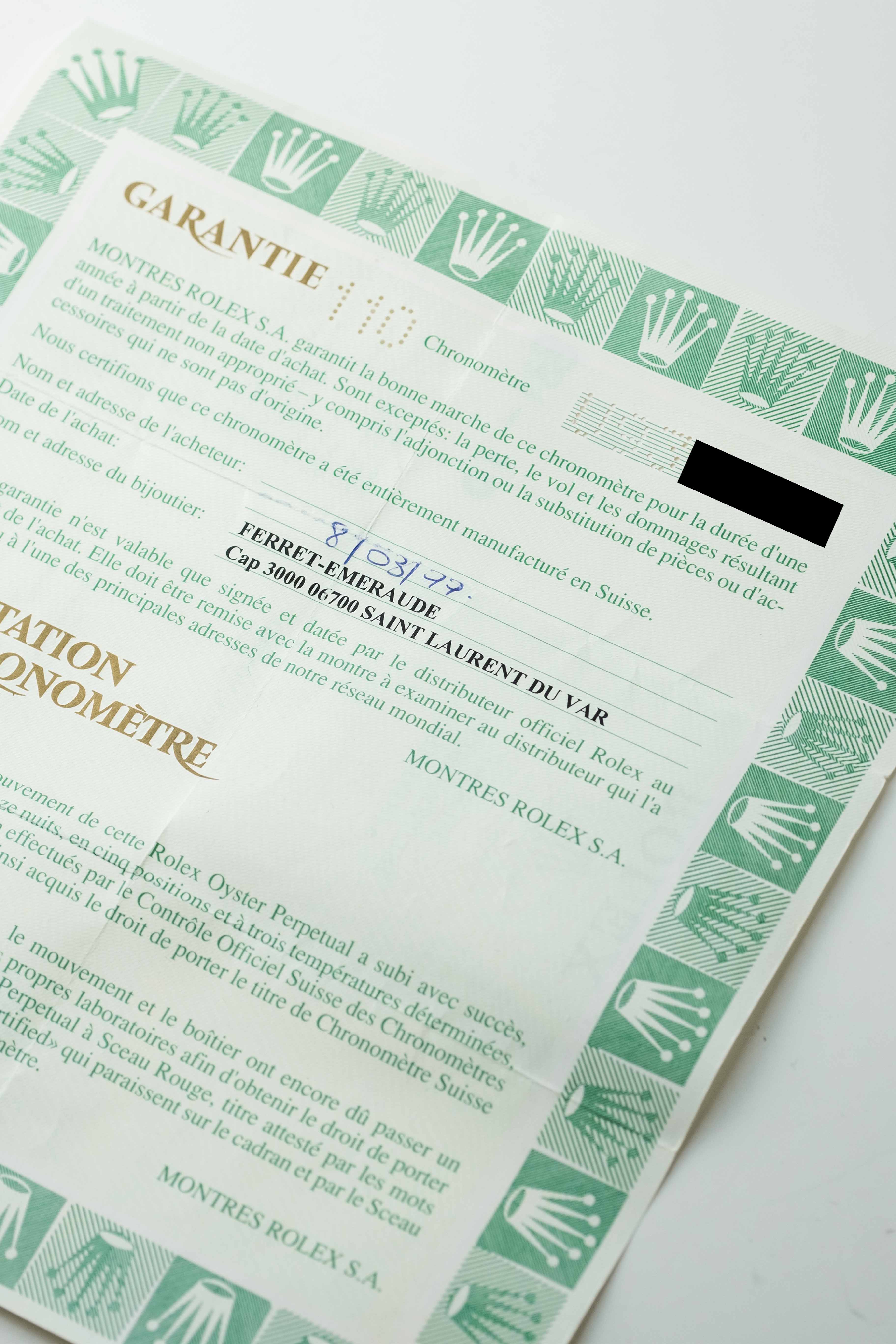 Rolex Daytona Zenith Ref. 16523 'Black' Dial 1999 w/ Box & Papers