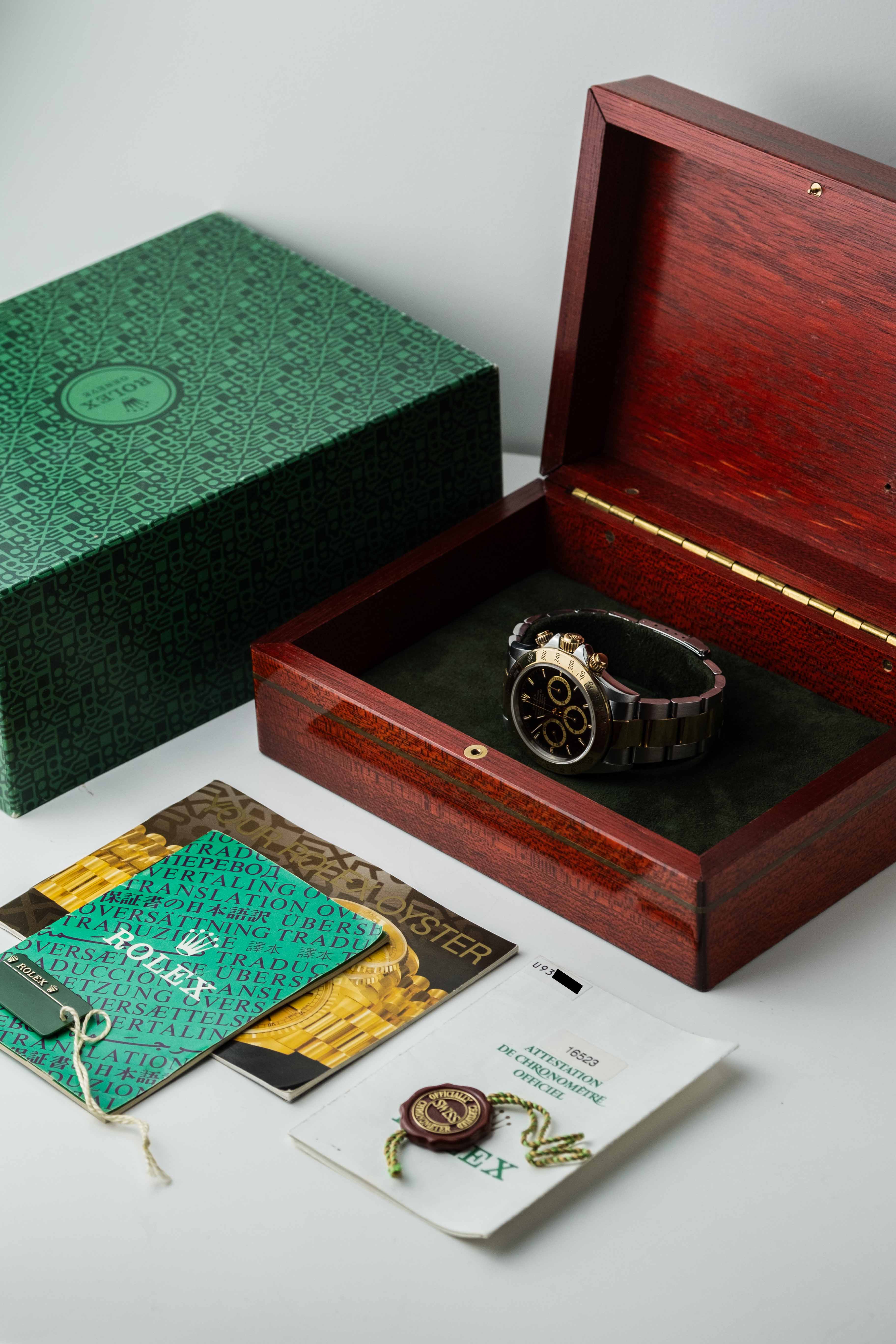 Rolex Daytona Zenith Ref. 16523 'Black' Dial 1999 w/ Box & Papers