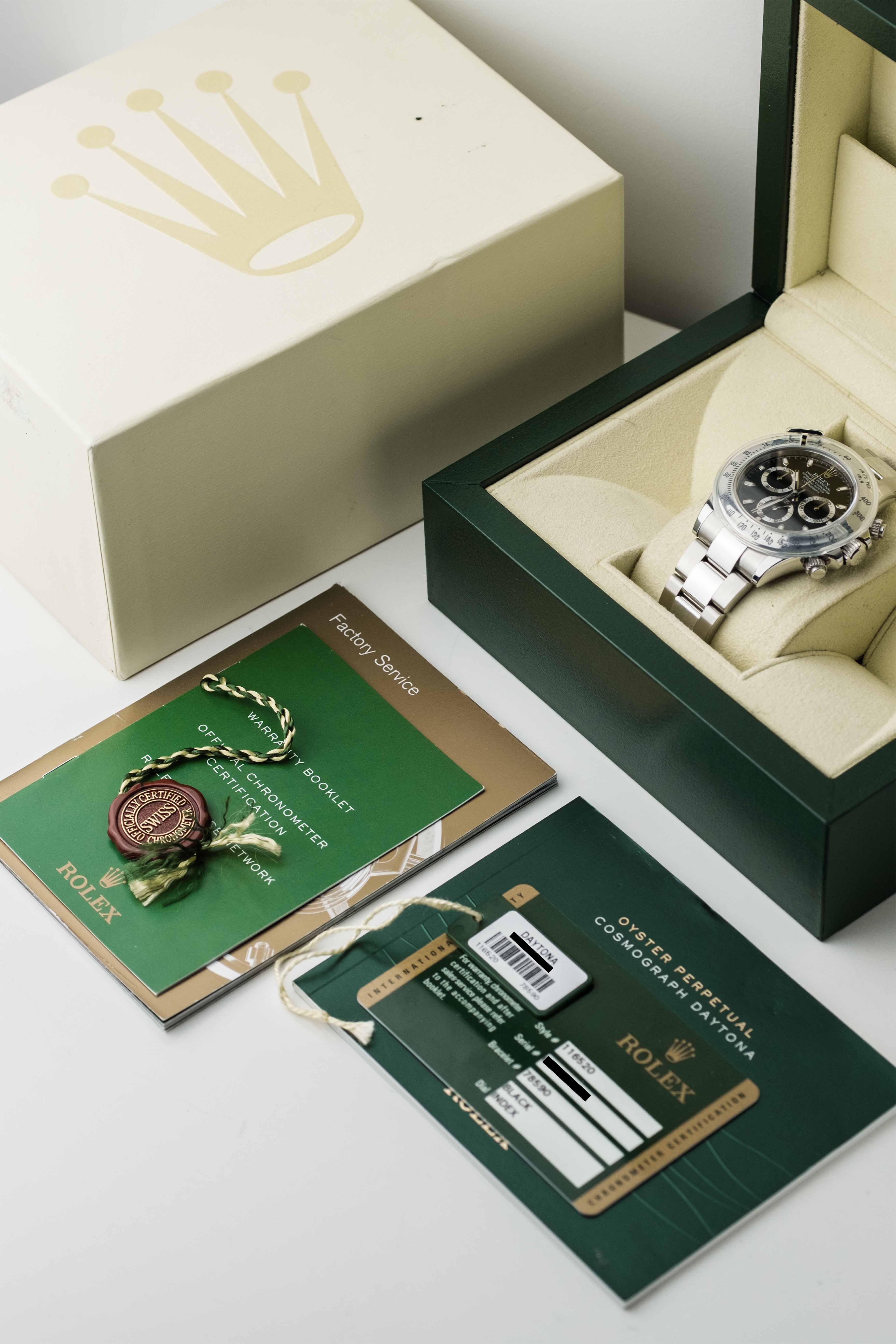 Rolex Daytona Ref. 116520 ‘Black’ Dial 2014 w/ Box & Papers