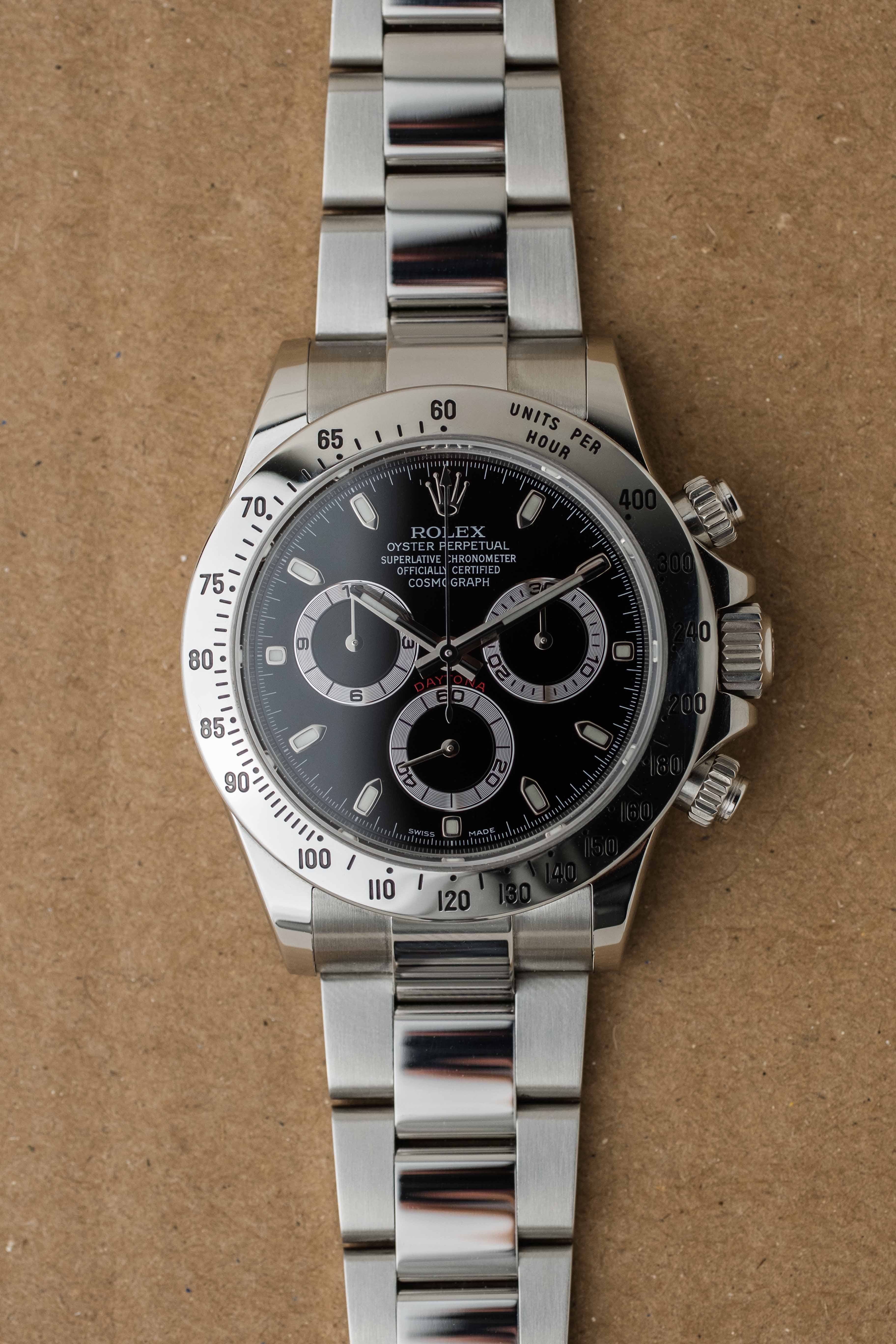 Rolex Daytona Ref. 116520 ‘Black’ Dial 2014 w/ Box & Papers