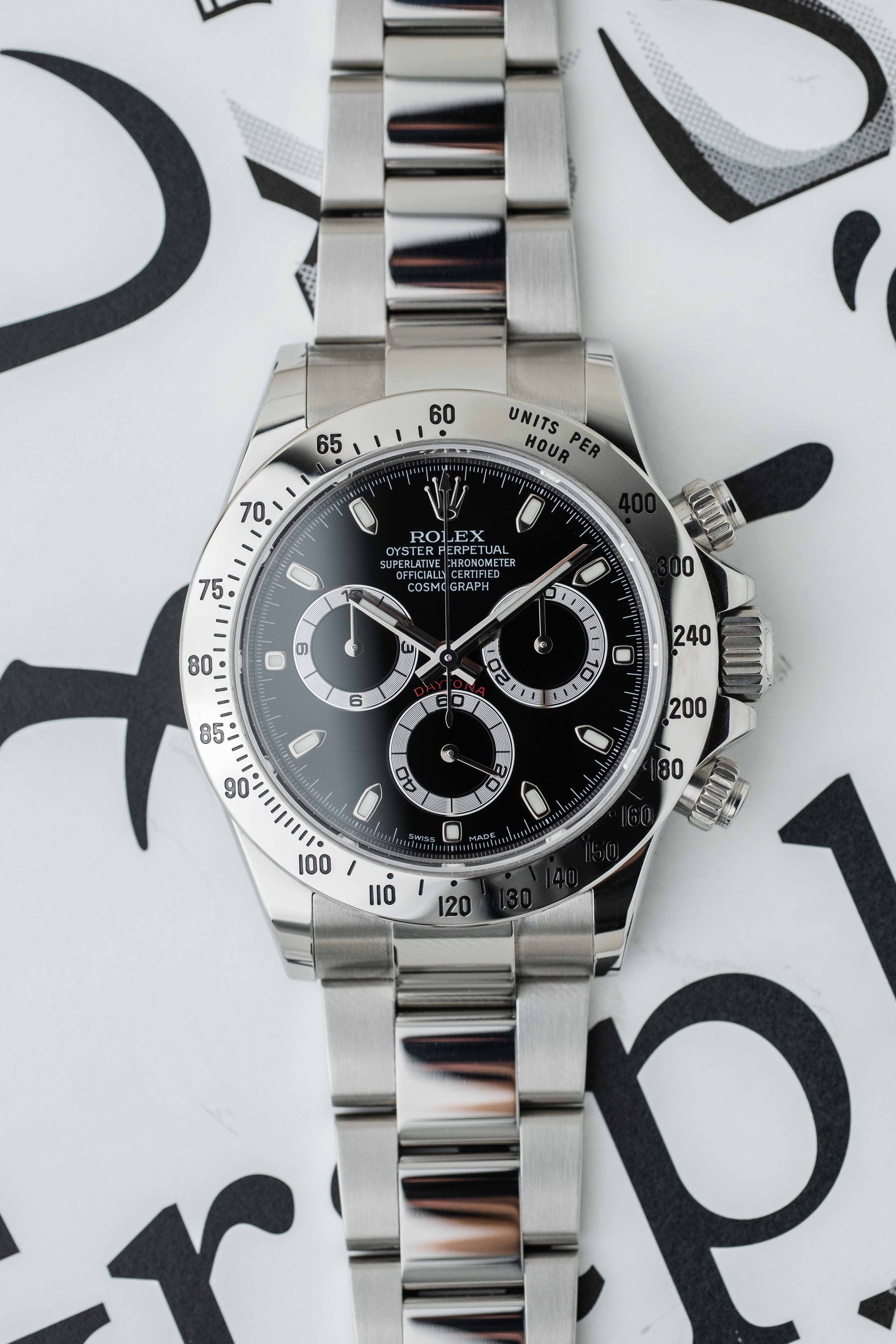 Rolex Daytona Ref. 116520 ‘Black’ Dial 2014 w/ Box & Papers