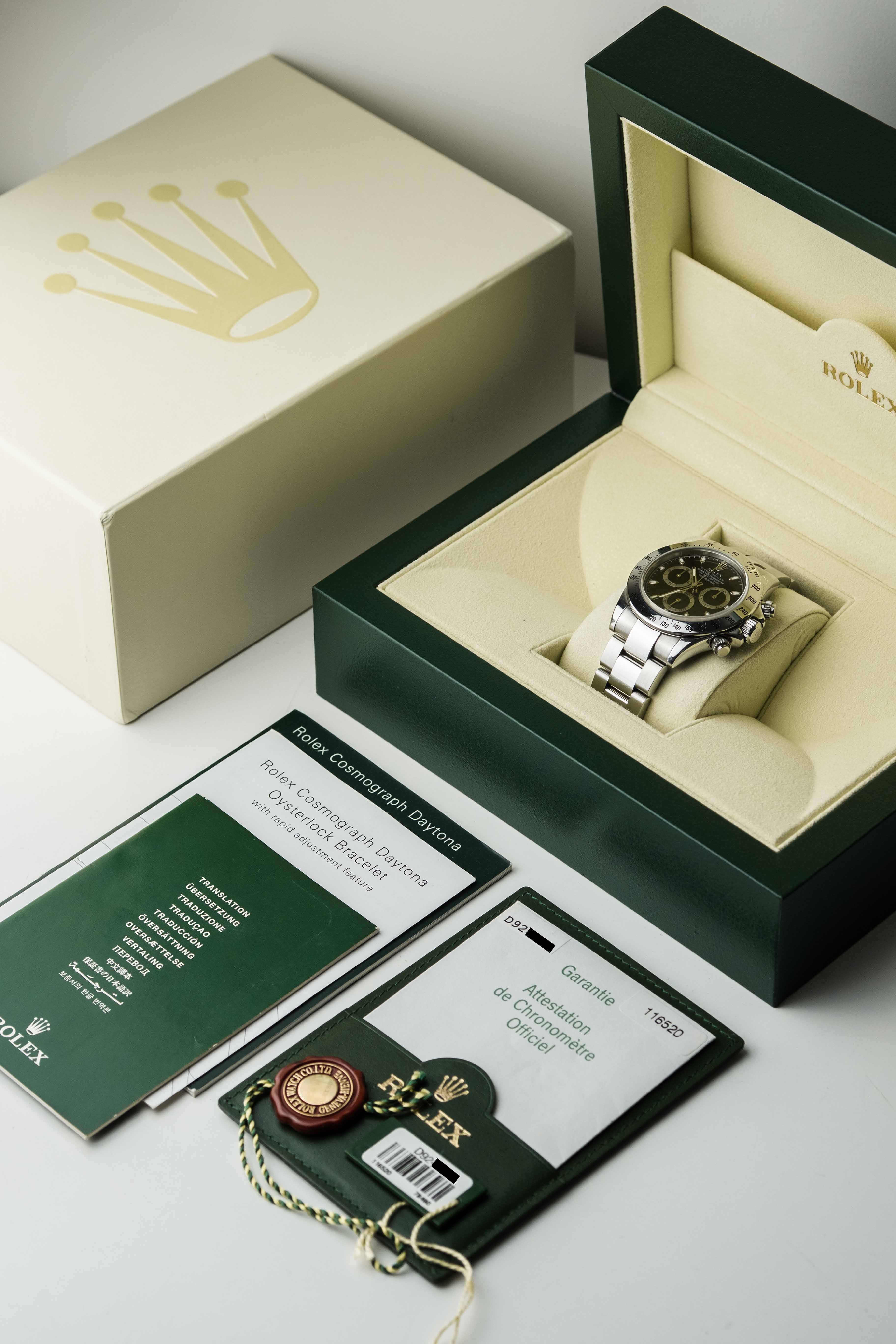Rolex Daytona Ref. 116520 'Black' Dial 2007 w/ Box & Papers