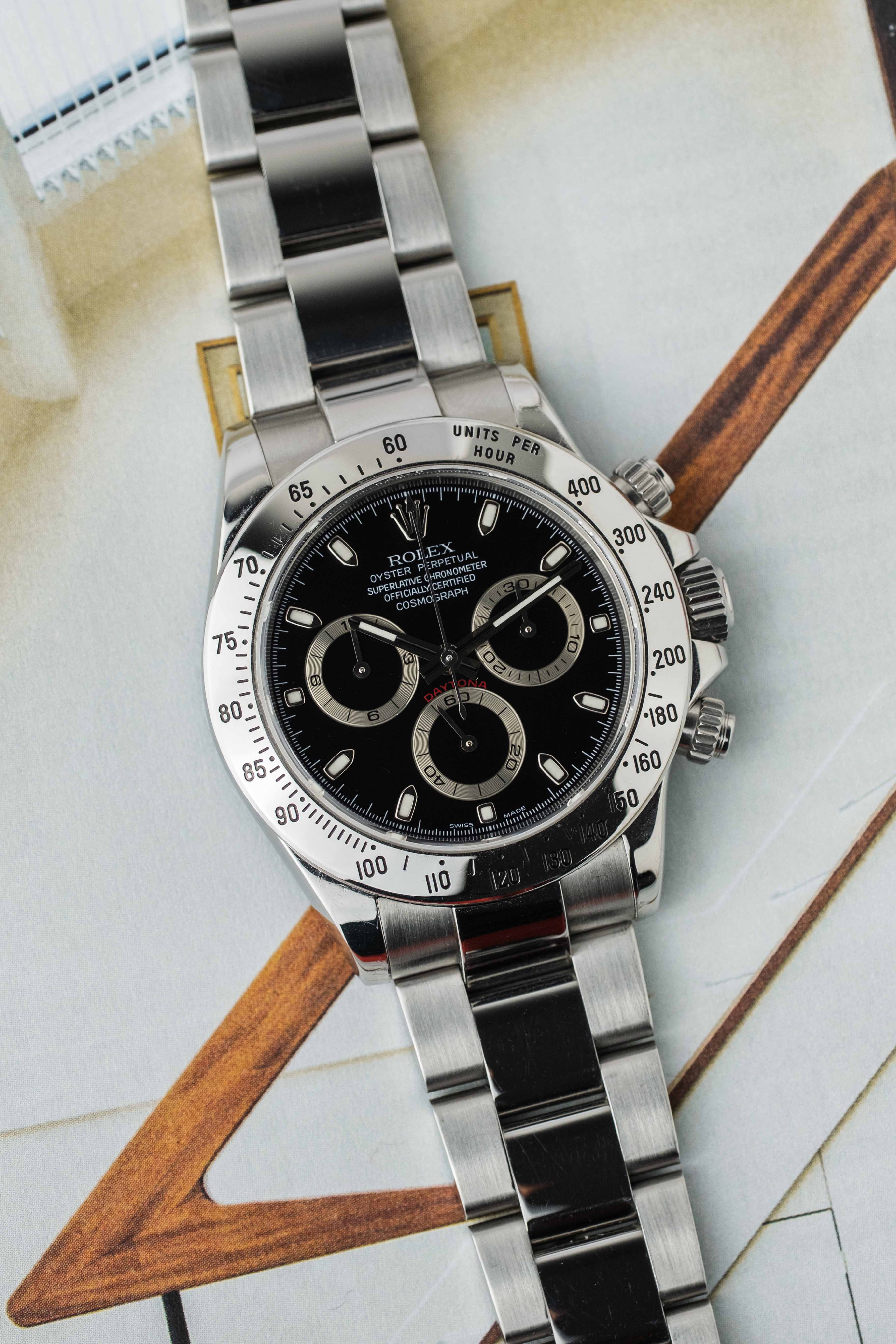 Rolex Daytona Ref. 116520 'Black' Dial 2007 w/ Box & Papers