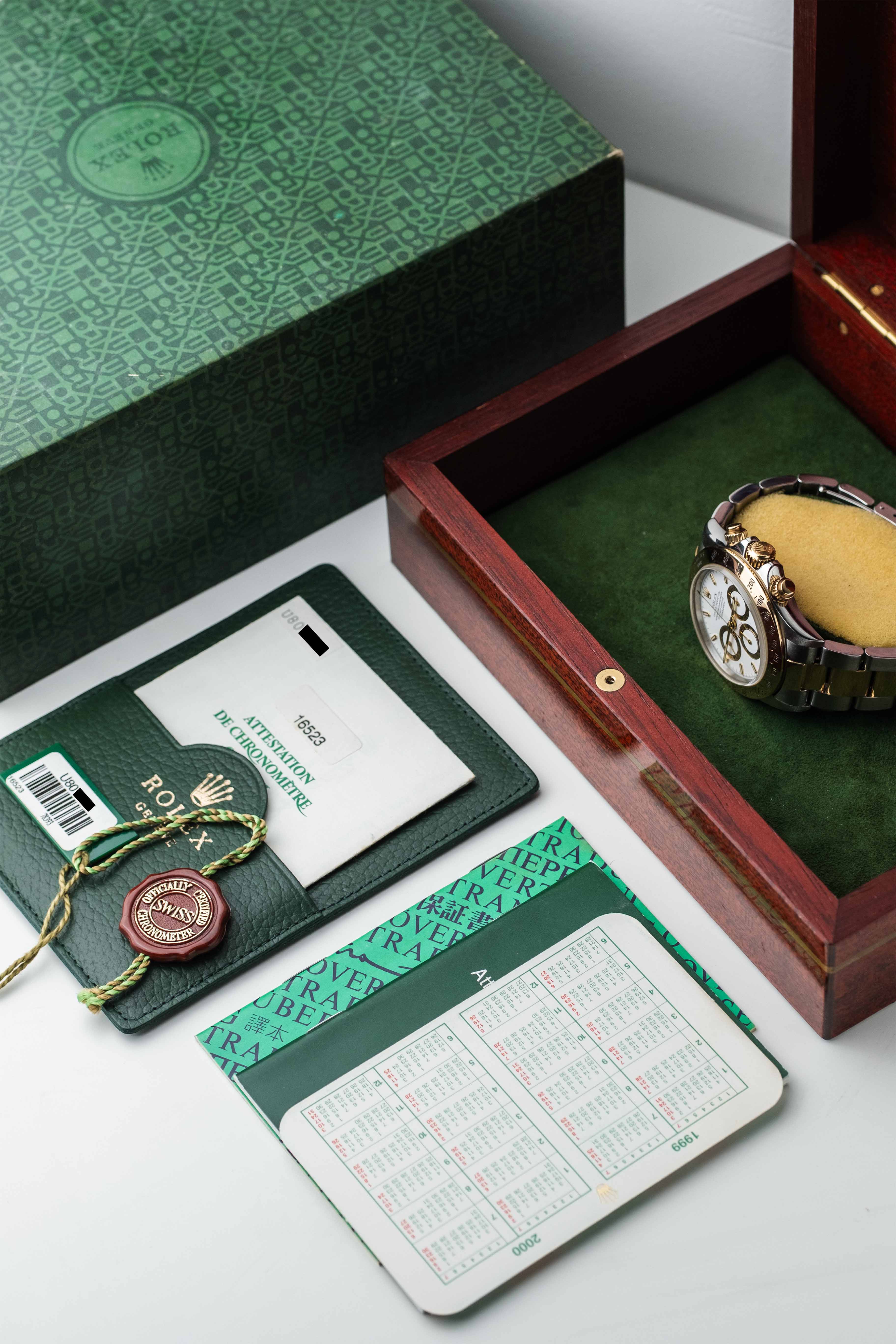 Rolex Daytona Ref. 16523 'White' Dial 1999 w/ Box & Papers
