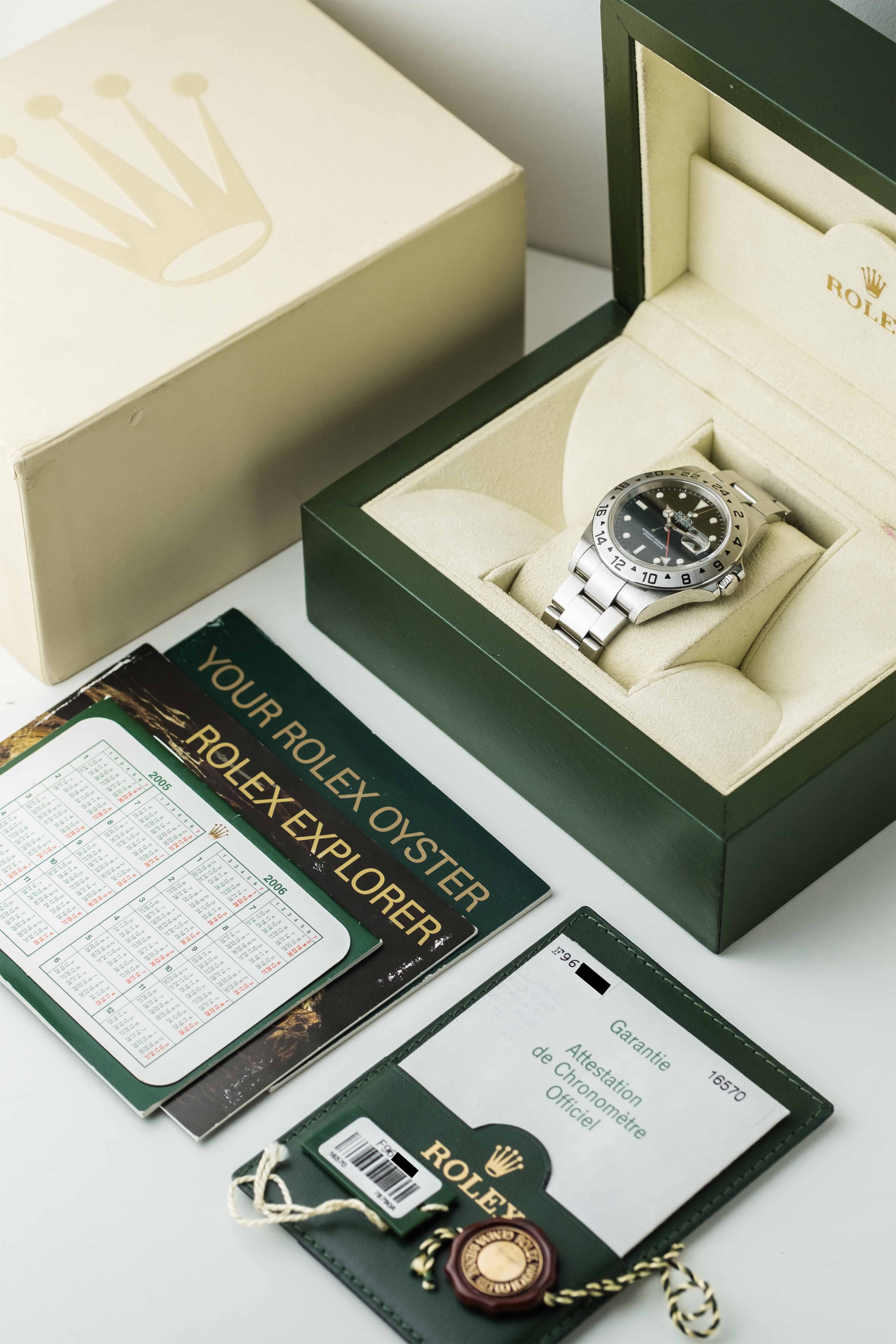 Rolex Explorer II Ref. 16570 'Black' Dial 2006 w/ Box & Papers