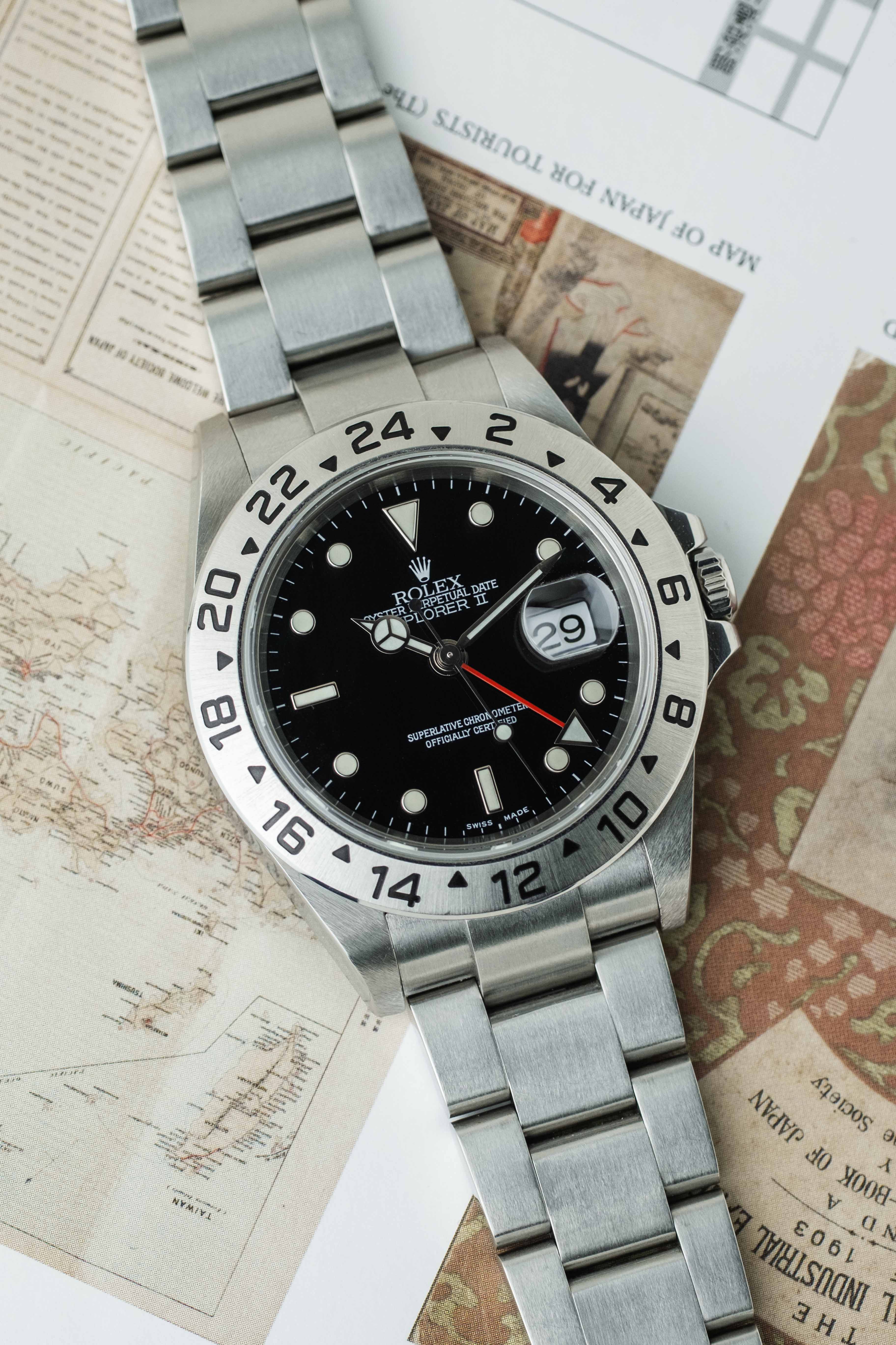 Rolex Explorer II Ref. 16570 'Black' Dial 2006 w/ Box & Papers