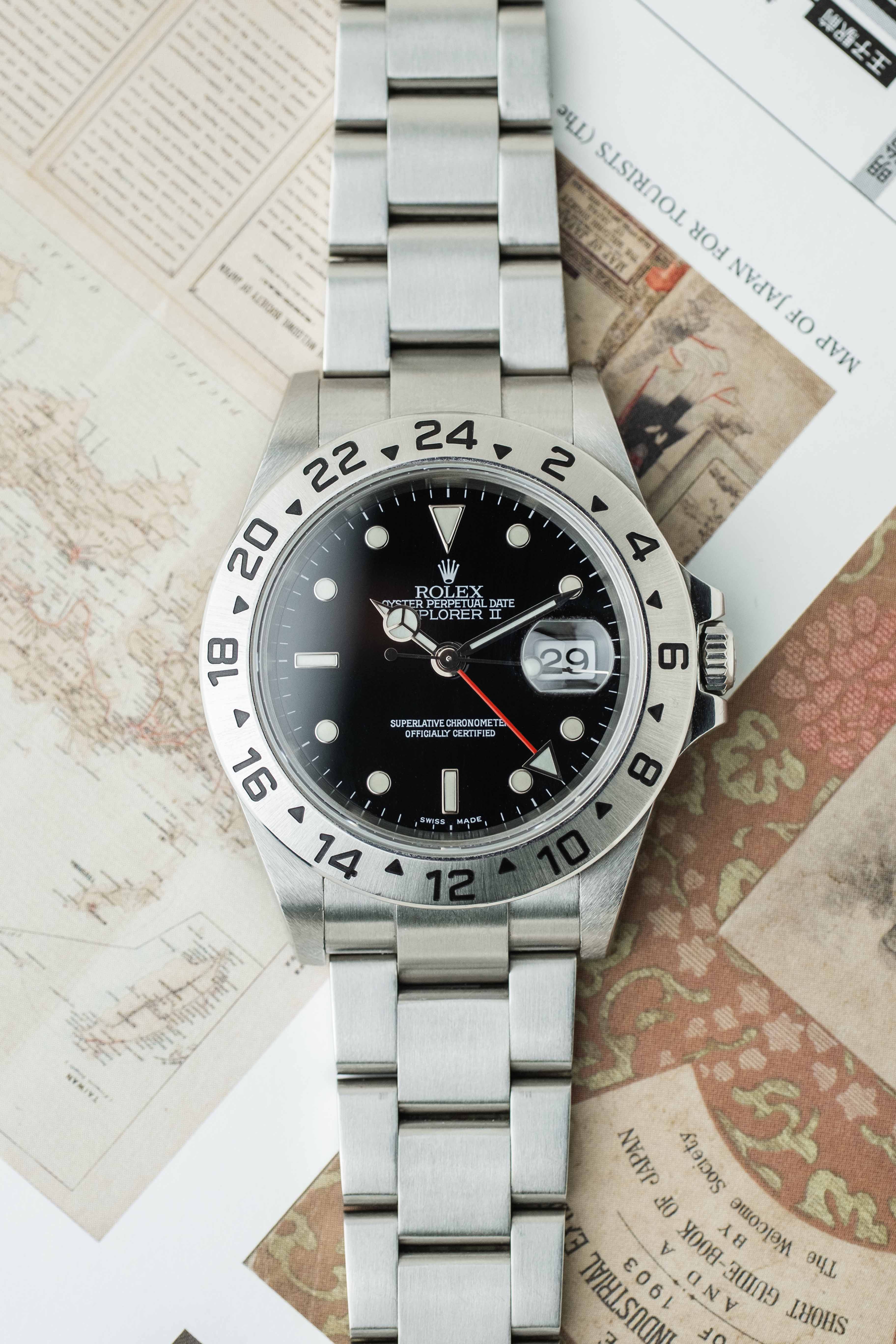 Rolex Explorer II Ref. 16570 'Black' Dial 2006 w/ Box & Papers