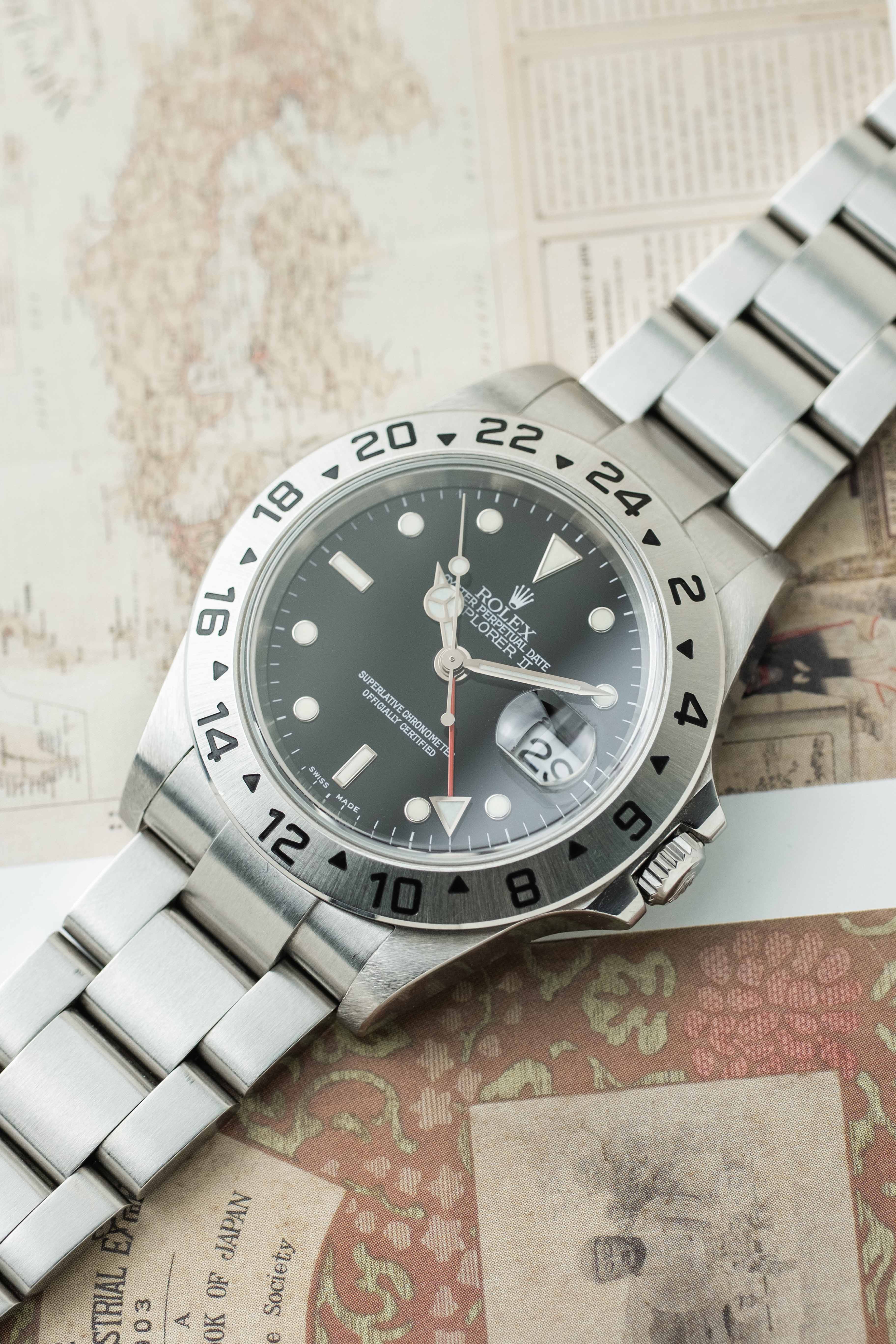 Rolex Explorer II Ref. 16570 'Black' Dial 2006 w/ Box & Papers