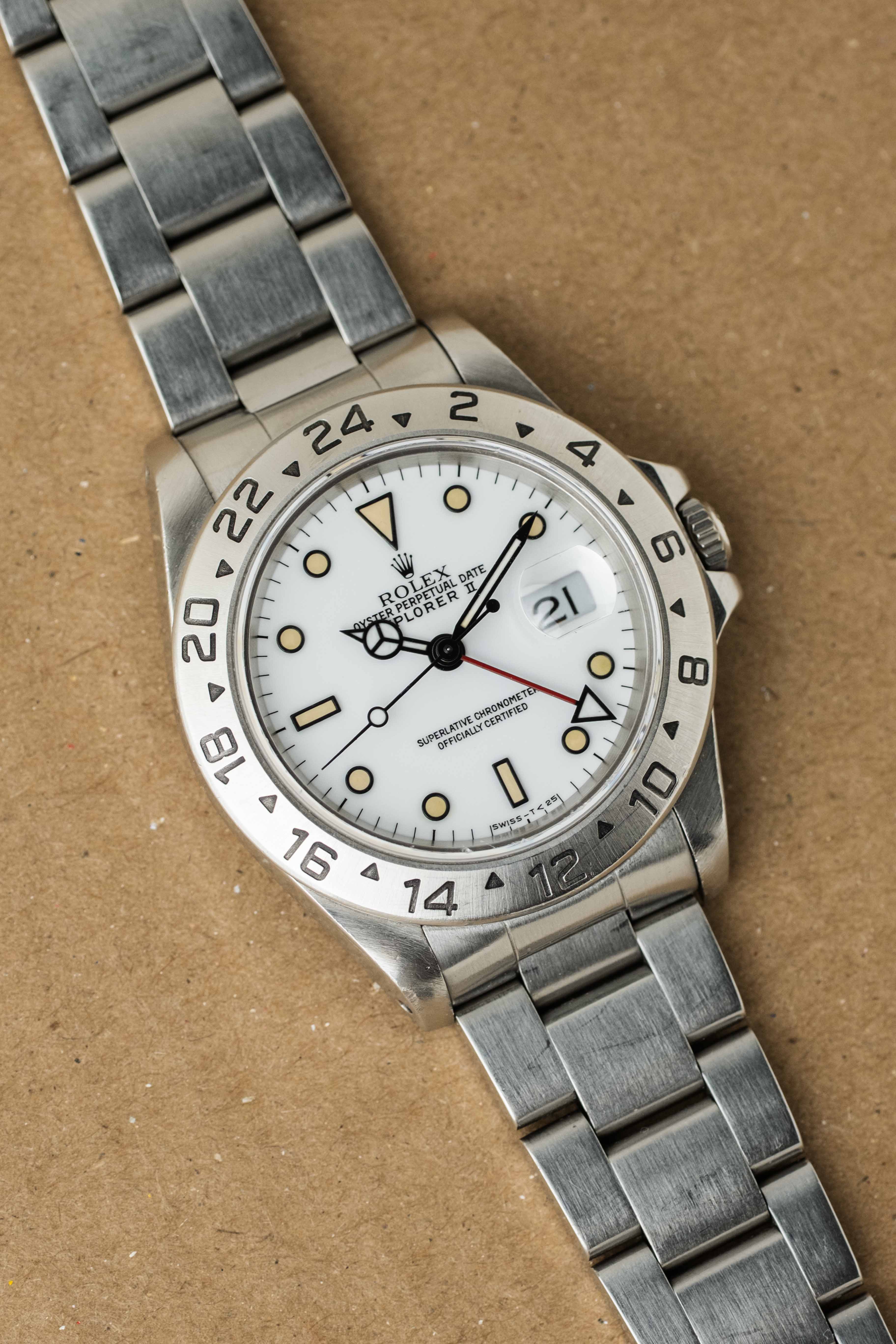 Rolex Explorer II Ref. 16570 'Chicchi di Mais' 1996 w/ Box