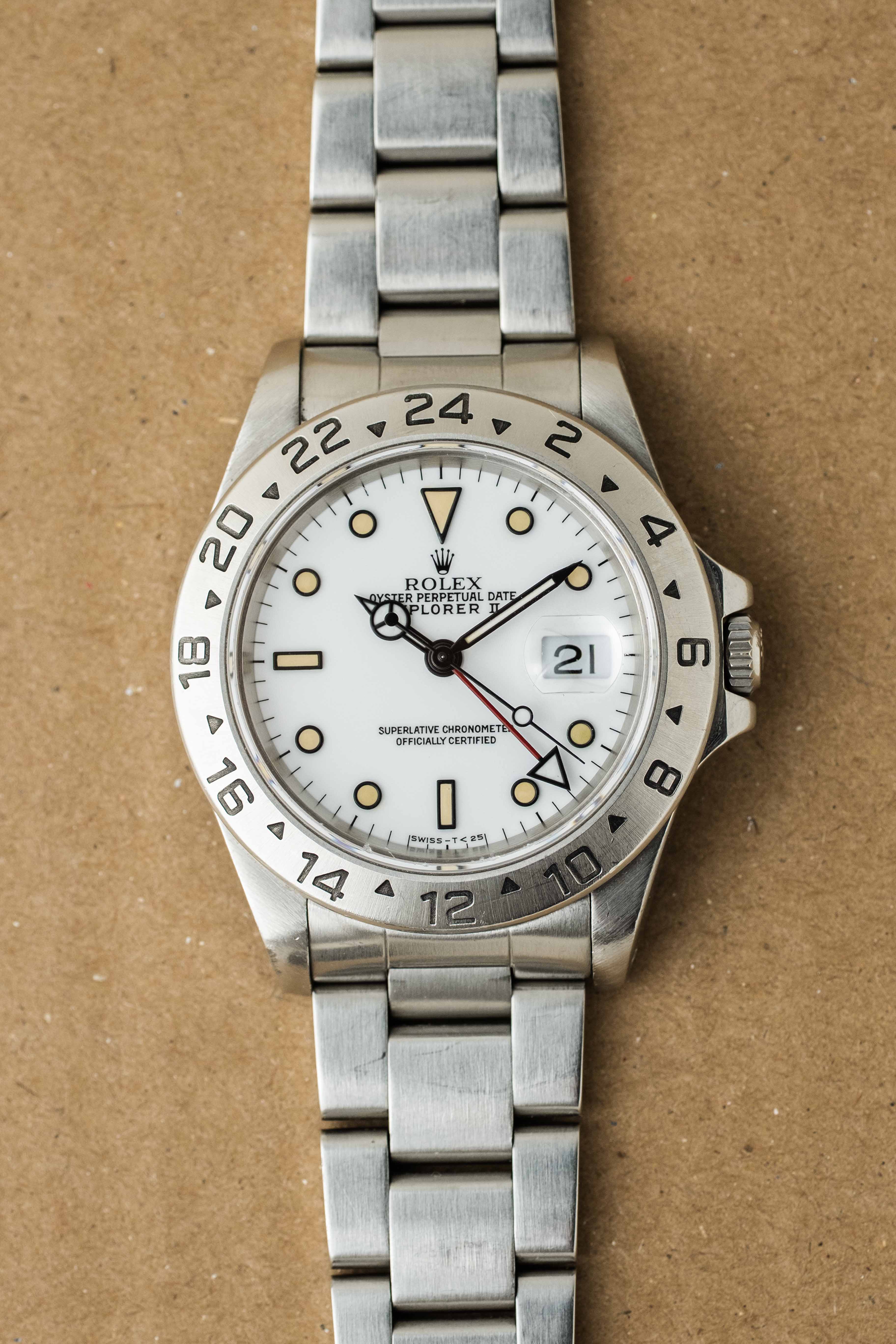 Rolex Explorer II Ref. 16570 'Chicchi di Mais' 1996 w/ Box