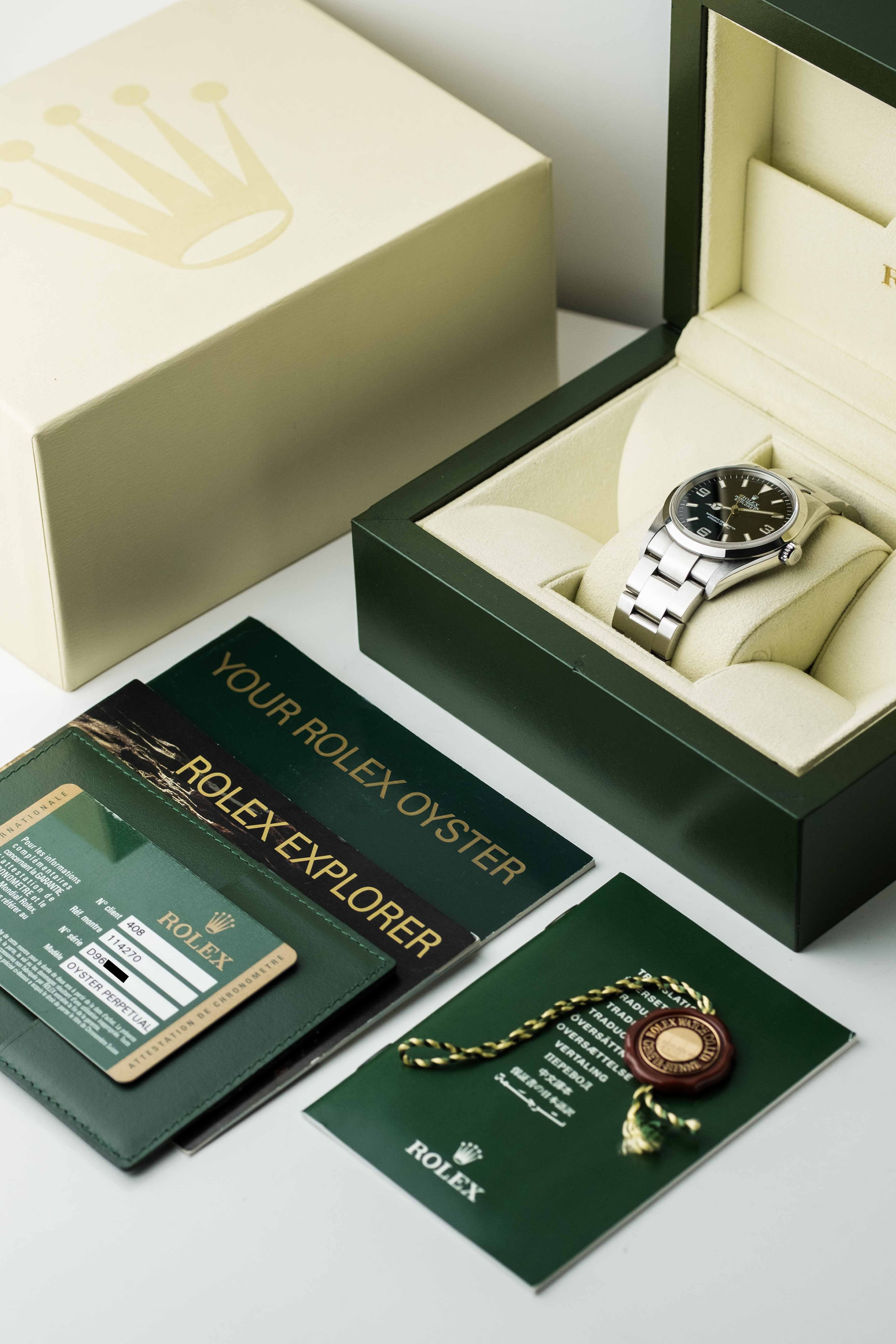 Rolex Explorer I Ref. 114270 2006 w/ Box & Papers
