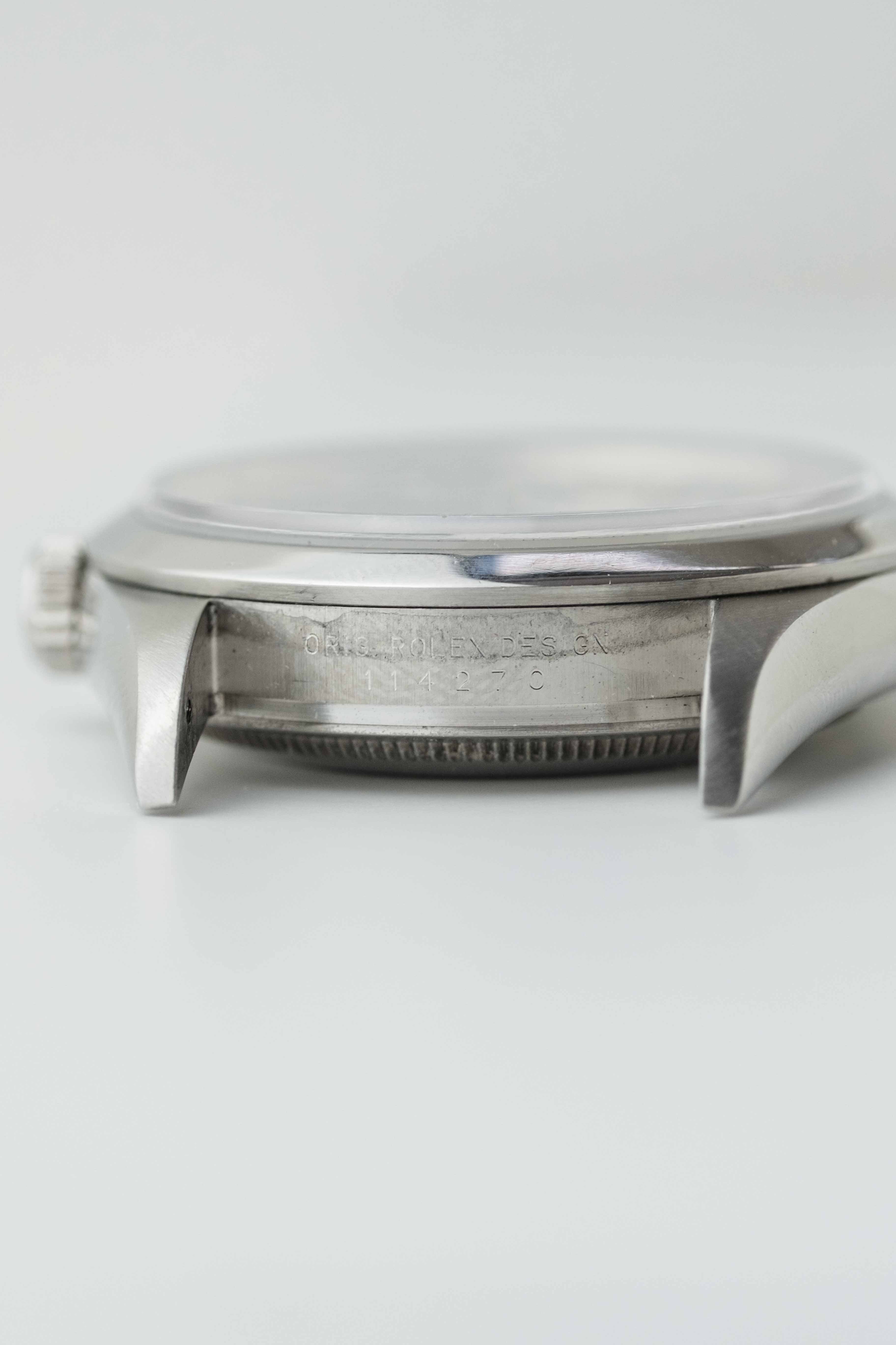 Rolex Explorer I Ref. 114270 'Engraved Rehaut' 2009 w/ Box & Papers